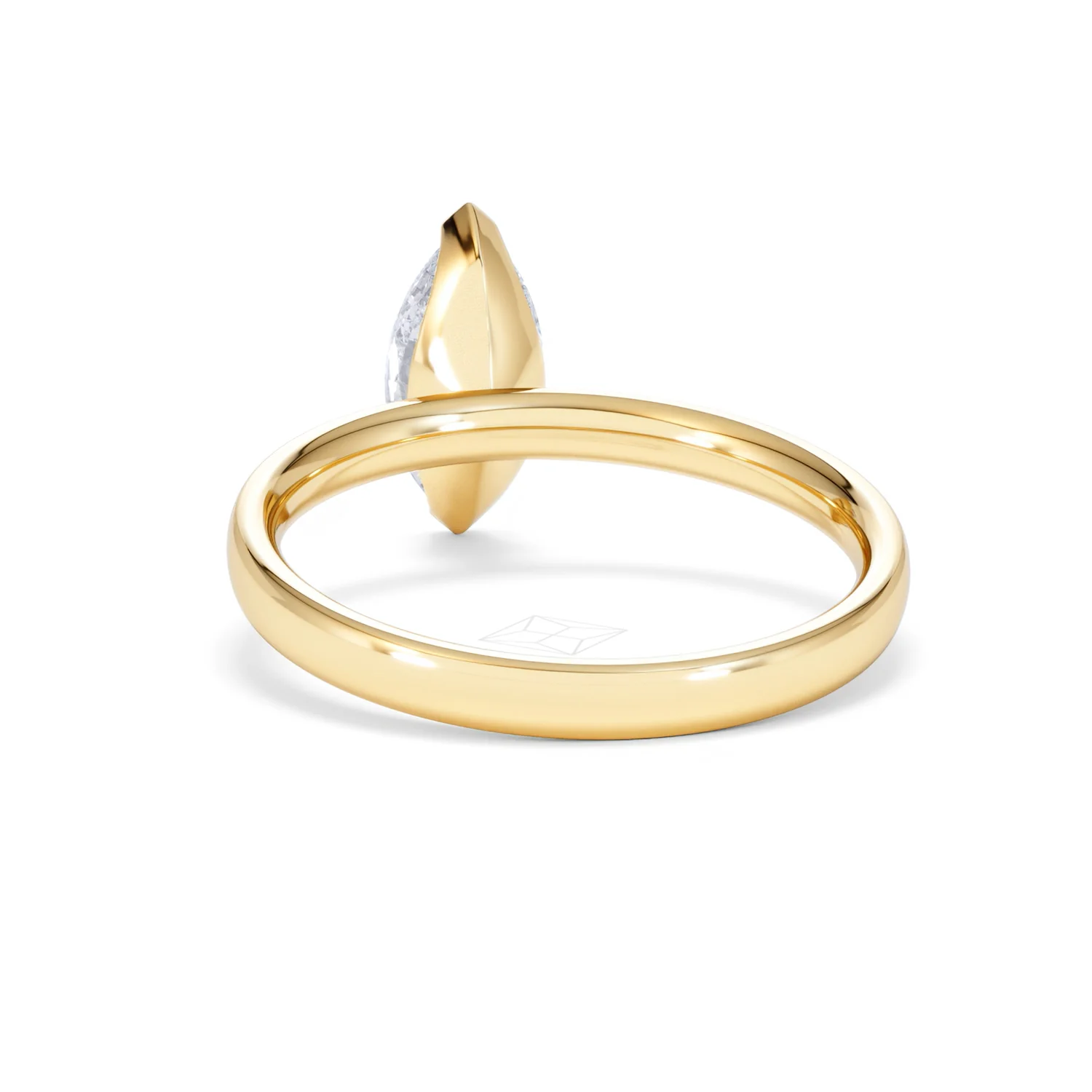 Origin 1.00ct Marquise Cut Lab Diamond Solitaire Engagement Ring in 18K Yellow Gold - Image 51
