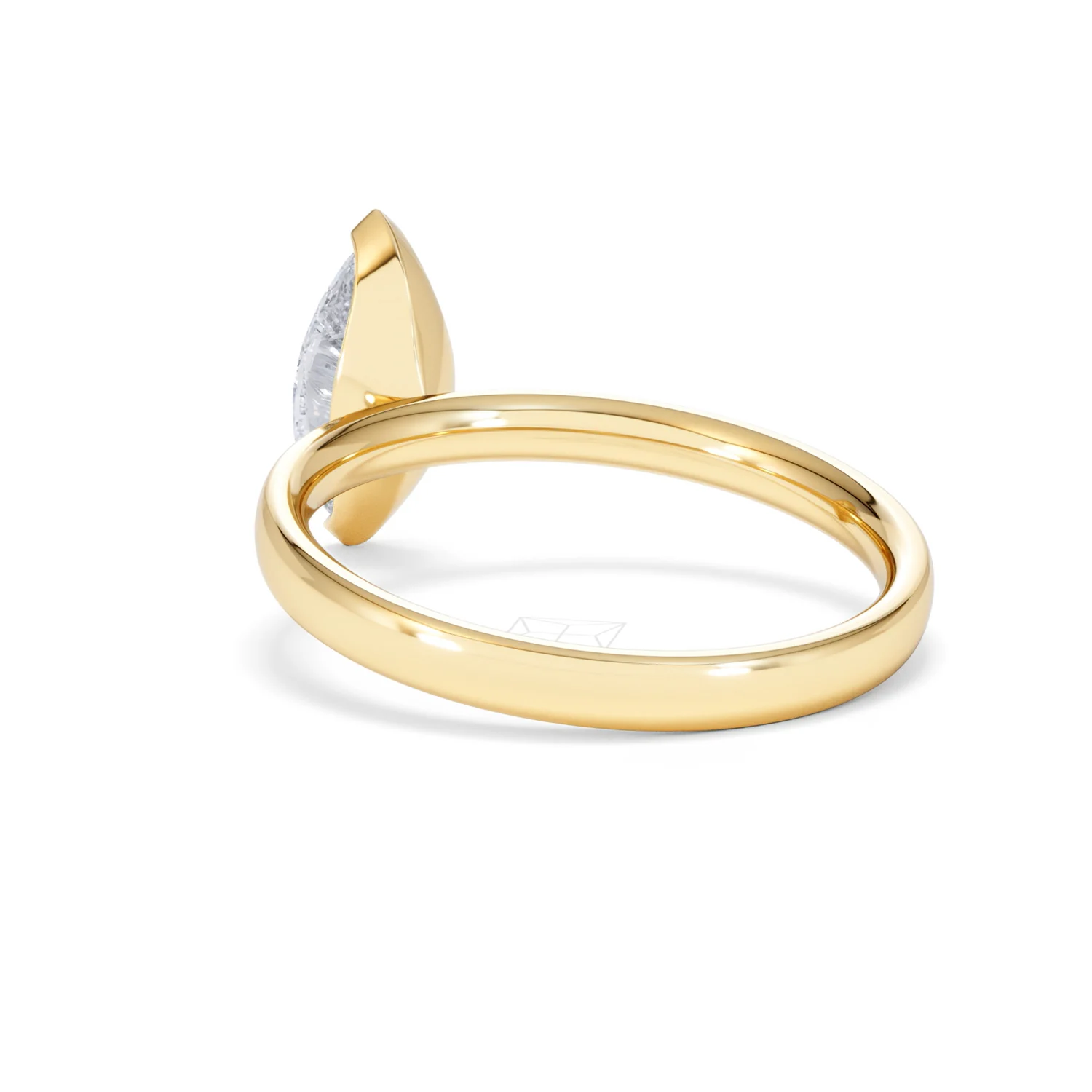 Origin 1.00ct Marquise Cut Lab Diamond Solitaire Engagement Ring in 18K Yellow Gold - Image 55