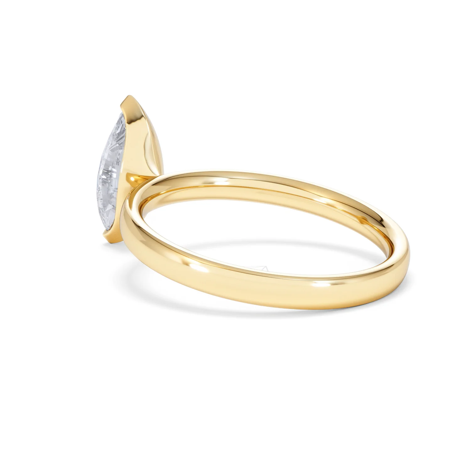 Origin 1.00ct Marquise Cut Lab Diamond Solitaire Engagement Ring in 18K Yellow Gold - Image 59