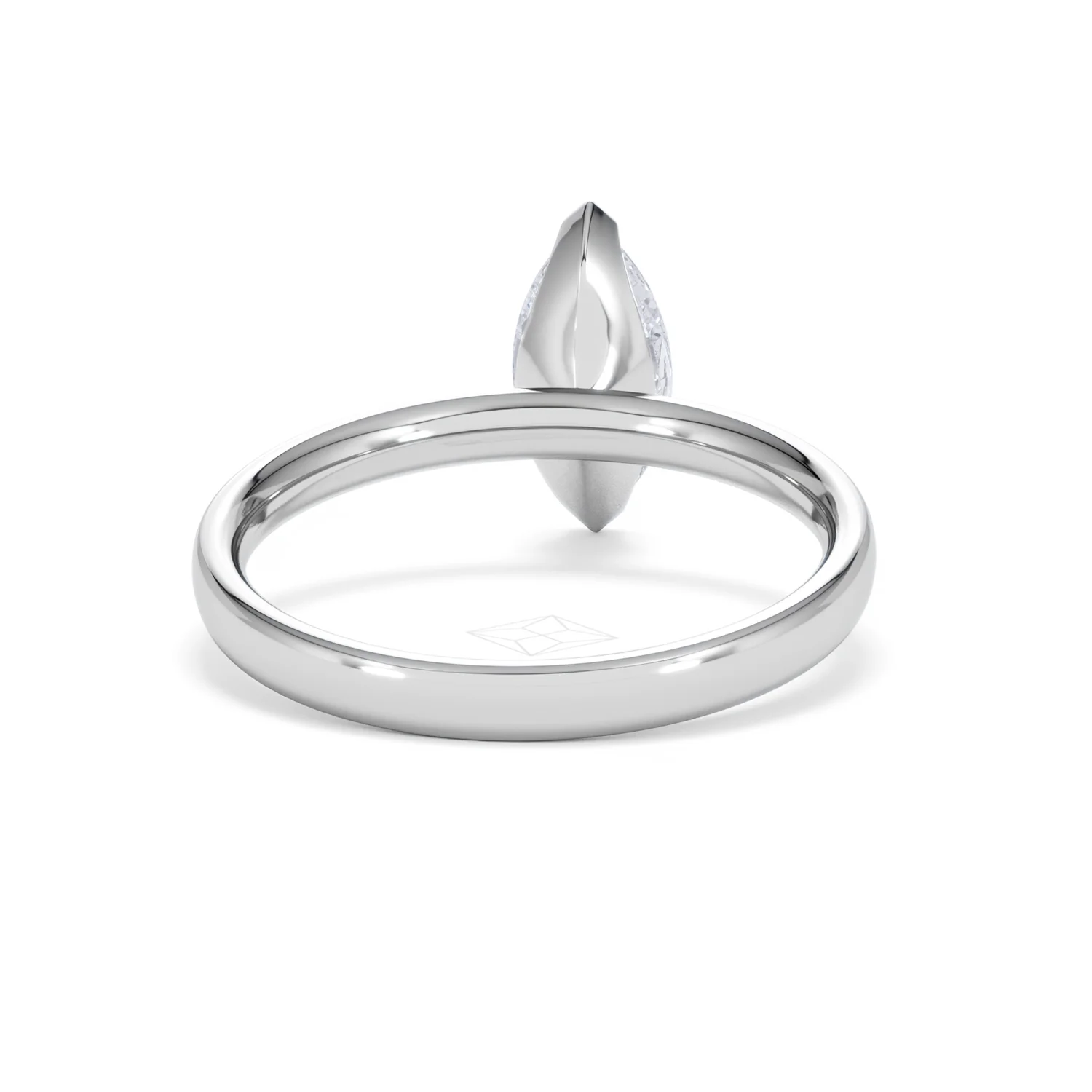 Origin 1.00ct Marquise Cut Lab Diamond Solitaire Engagement Ring in Platinum - Image 46
