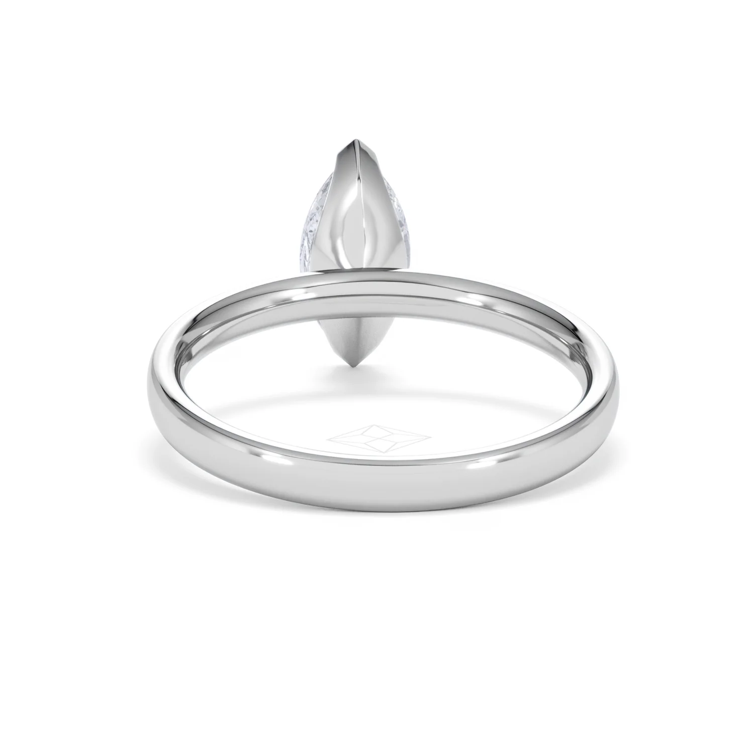 Origin 1.00ct Marquise Cut Lab Diamond Solitaire Engagement Ring in Platinum - Image 49