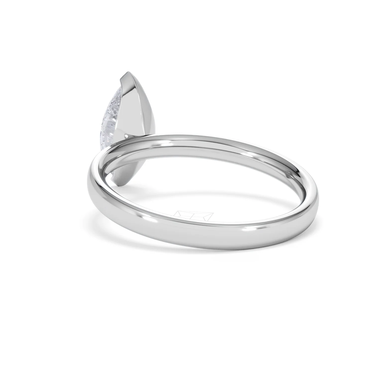 Origin 1.00ct Marquise Cut Lab Diamond Solitaire Engagement Ring in Platinum - Image 55