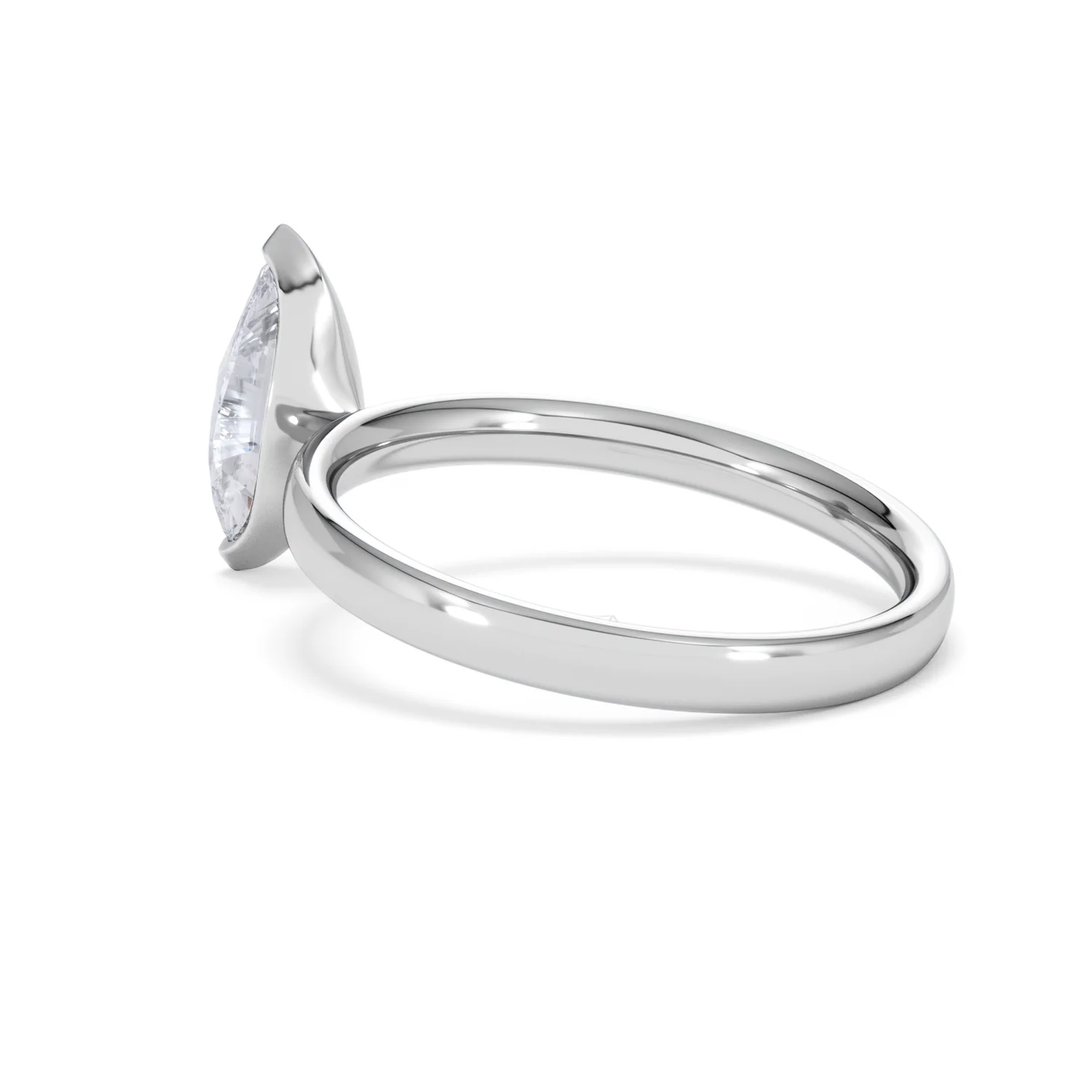 Origin 1.00ct Marquise Cut Lab Diamond Solitaire Engagement Ring in Platinum - Image 60