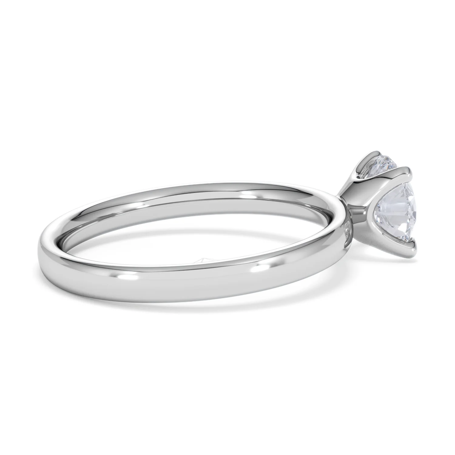 Origin 1.00ct Round Cut Lab Diamond Solitaire Engagement Ring in 18K White Gold - Image 32