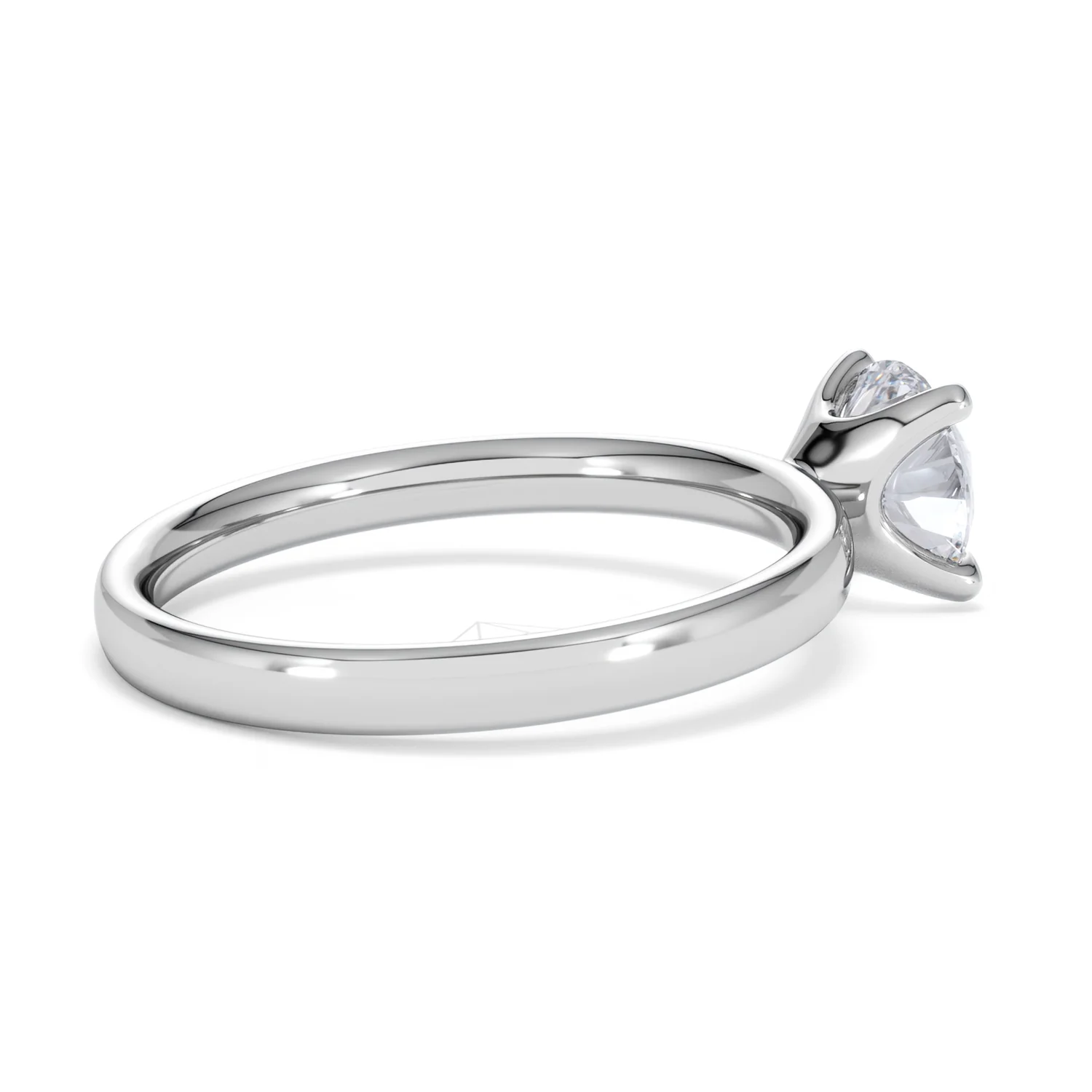 Origin 1.00ct Round Cut Lab Diamond Solitaire Engagement Ring in Platinum - Image 34