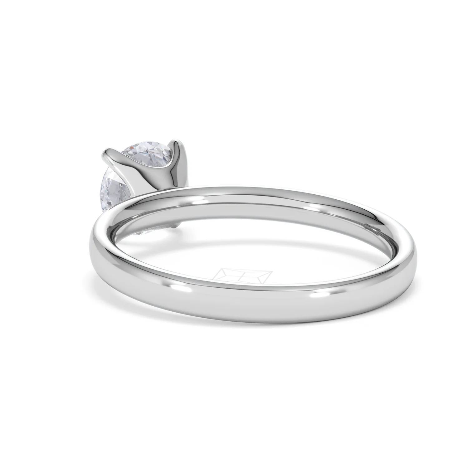 Origin 1.00ct Round Cut Lab Diamond Solitaire Engagement Ring in Platinum - Image 55