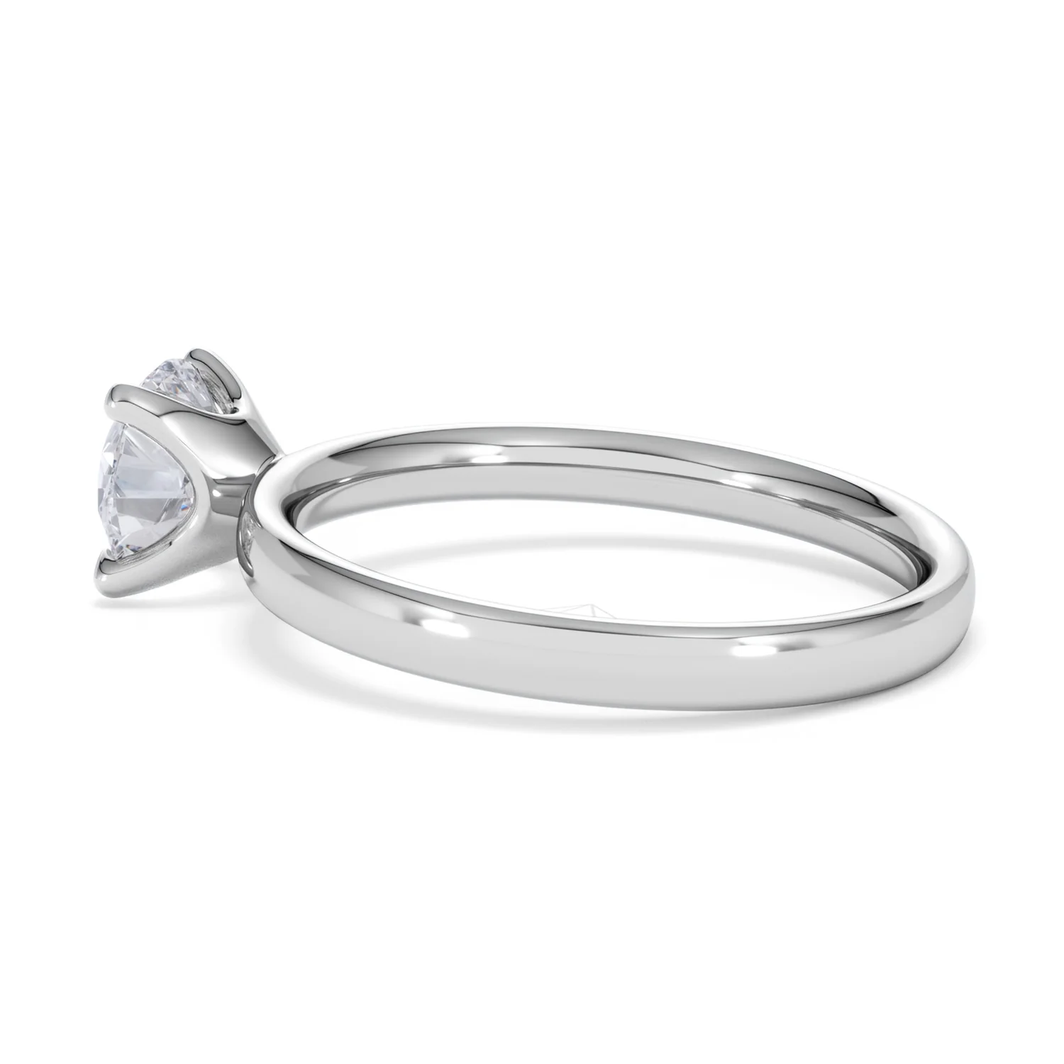 Origin 1.00ct Round Cut Lab Diamond Solitaire Engagement Ring in Platinum - Image 63