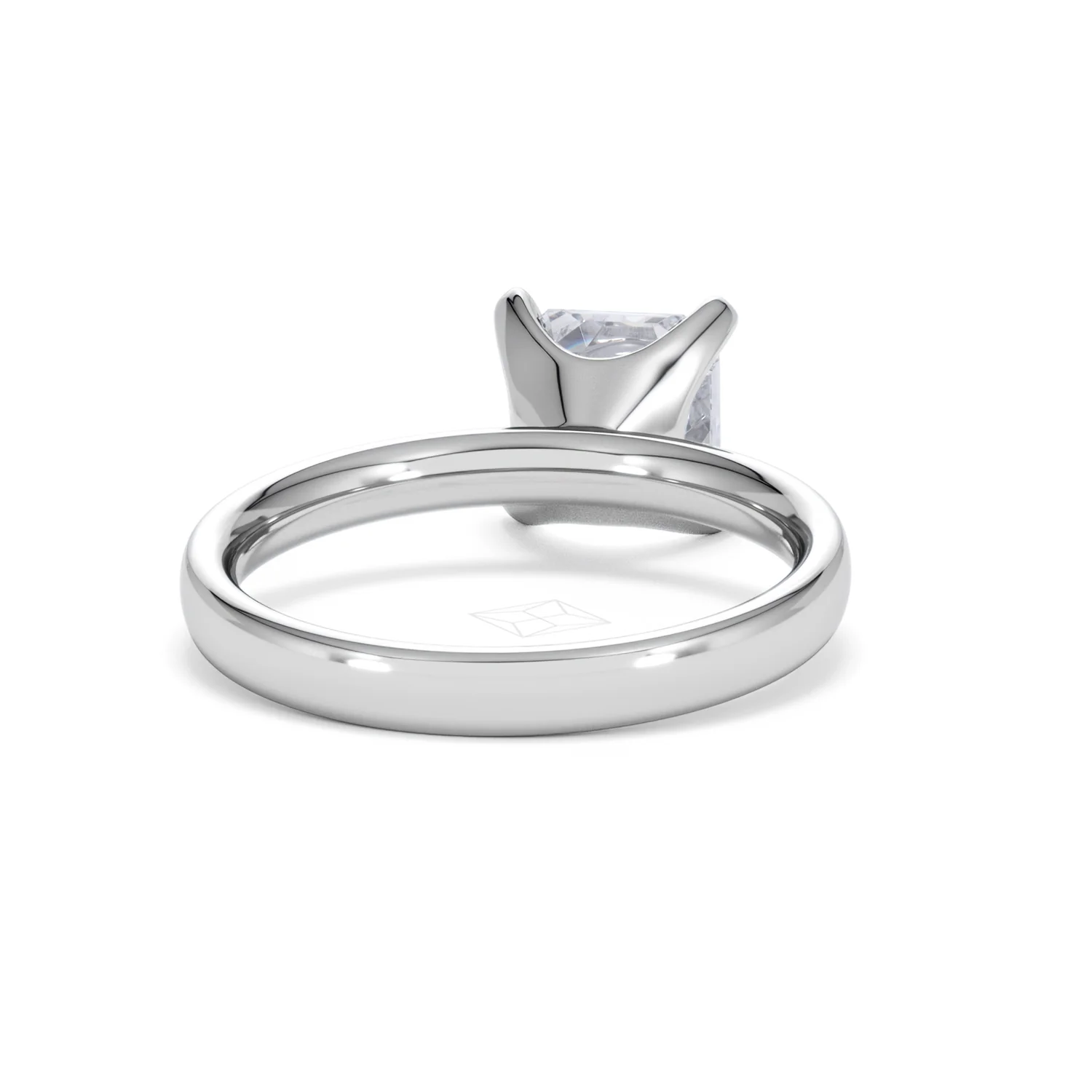 Origin 2.00ct Asscher Cut Lab Diamond Solitaire Engagement Ring in 18K White Gold - Image 44