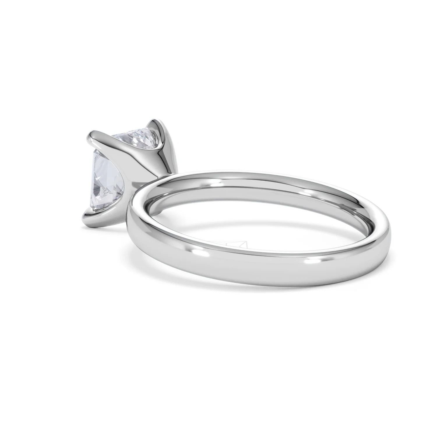Origin 2.00ct Asscher Cut Lab Diamond Solitaire Engagement Ring in 18K White Gold - Image 57