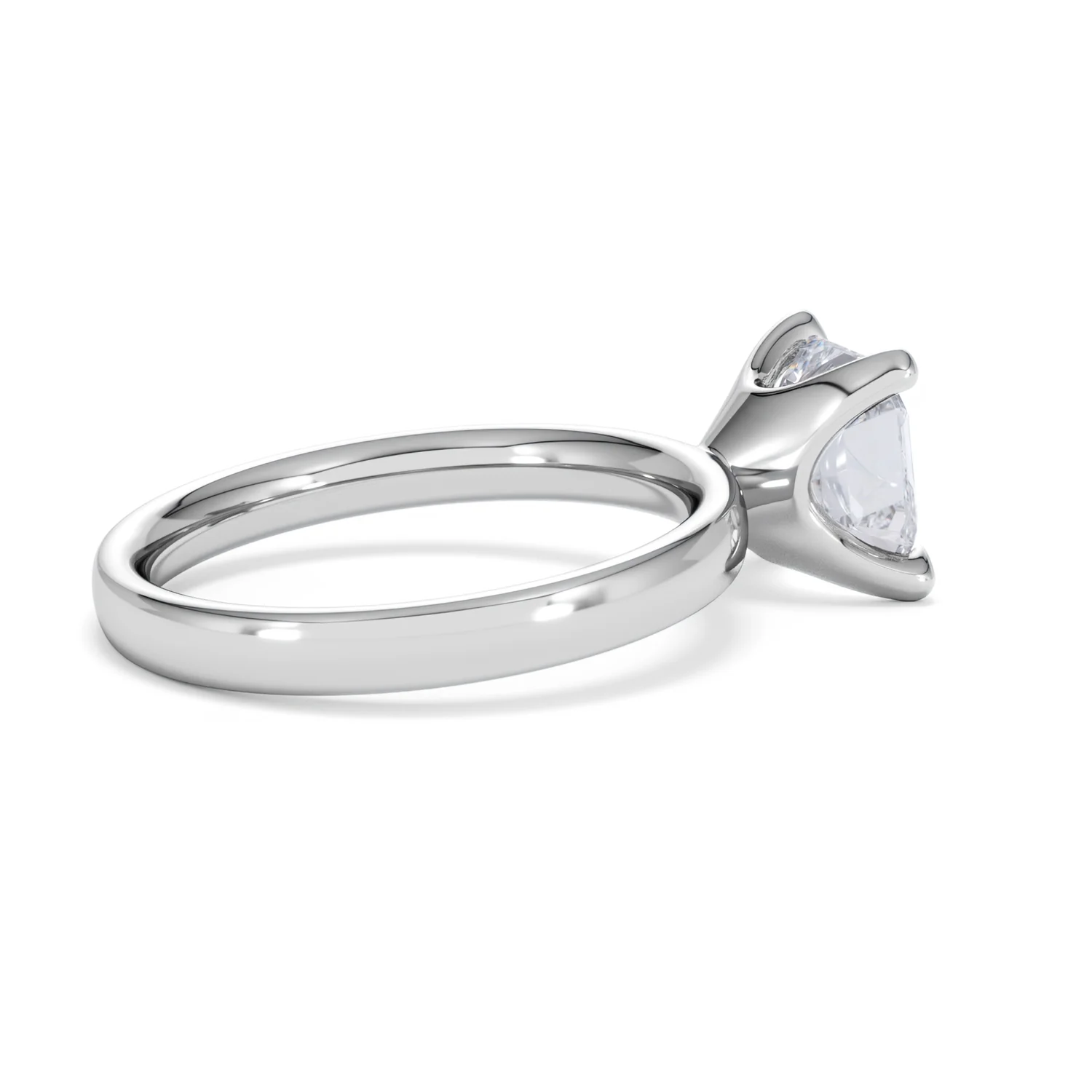 Origin 2.00ct Asscher Cut Lab Diamond Solitaire Engagement Ring in Platinum - Image 32