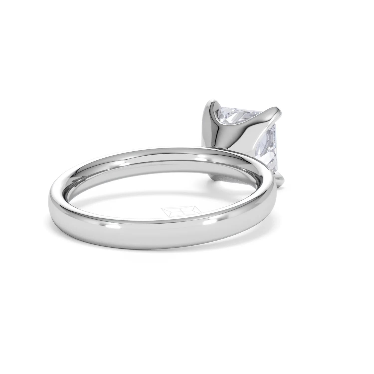 Origin 2.00ct Asscher Cut Lab Diamond Solitaire Engagement Ring in Platinum - Image 40