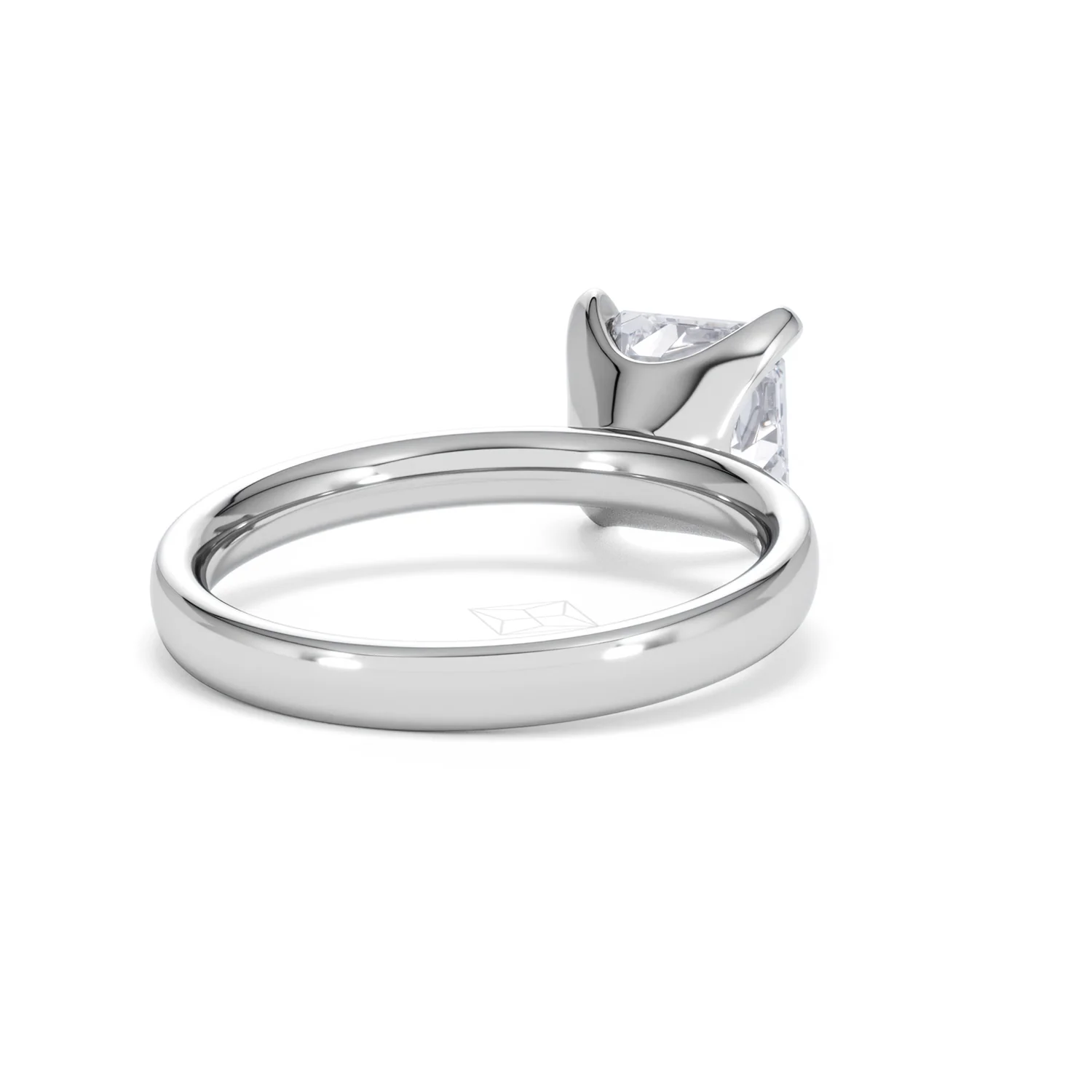 Origin 2.00ct Asscher Cut Lab Diamond Solitaire Engagement Ring in Platinum - Image 41