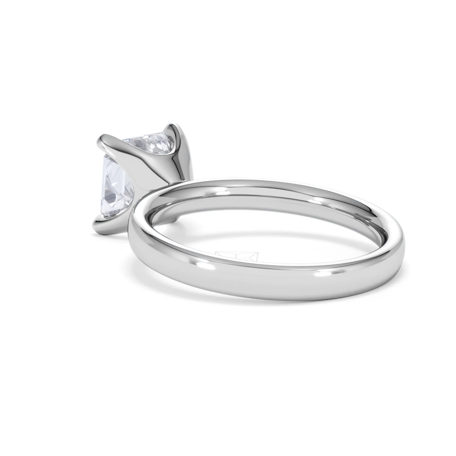 Origin 2.00ct Asscher Cut Lab Diamond Solitaire Engagement Ring in Platinum - Image 56