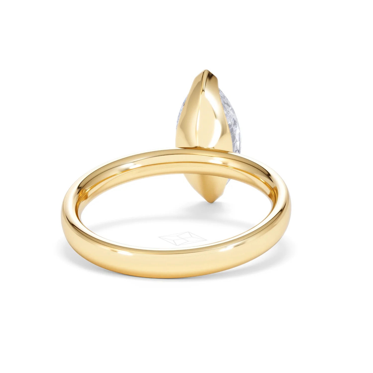 Origin 2.00ct Marquise Cut Lab Diamond Solitaire Engagement Ring in 18K Yellow Gold - Image 44