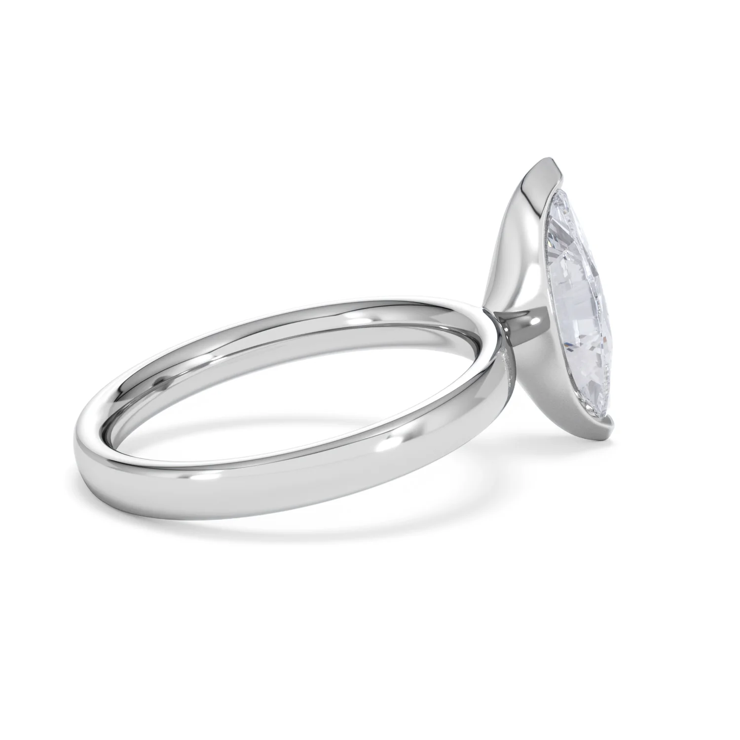 Origin 2.00ct Marquise Cut Lab Diamond Solitaire Engagement Ring in Platinum - Image 32