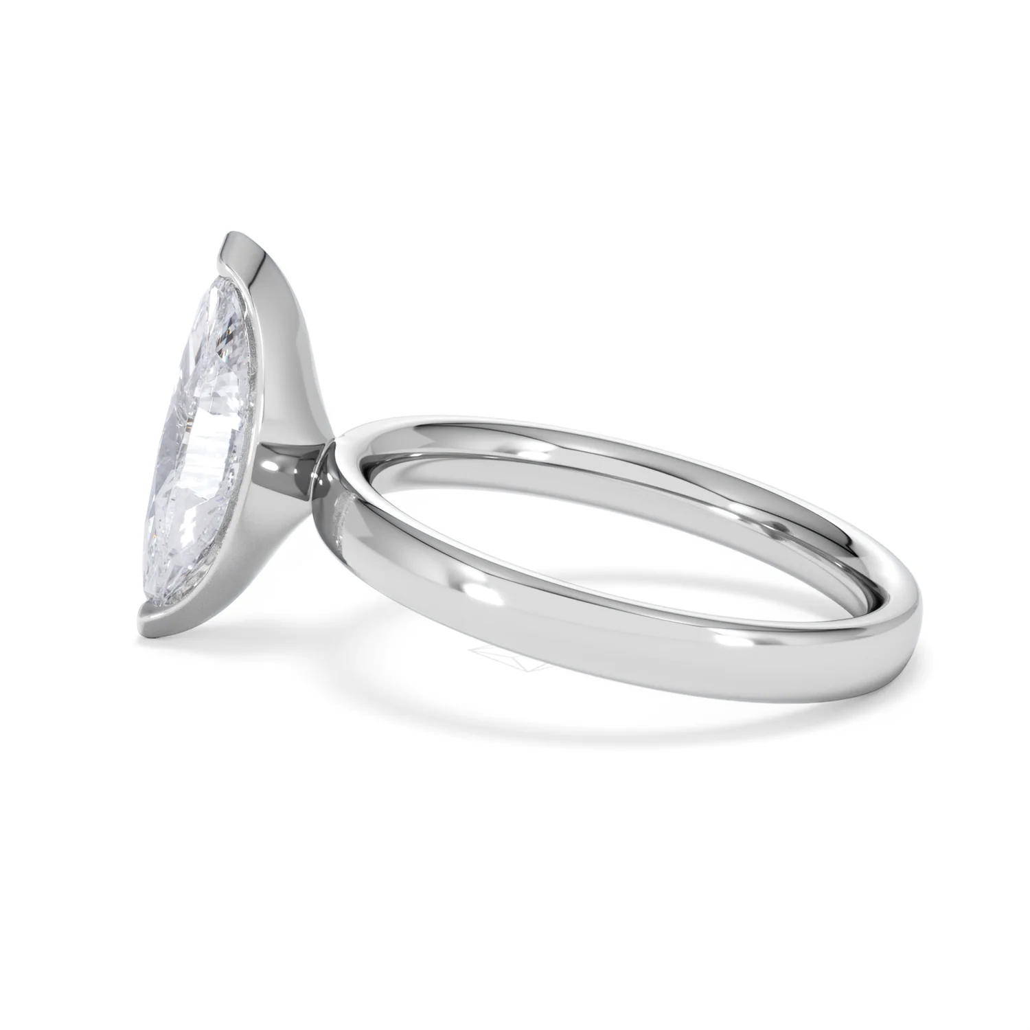 Origin 2.00ct Marquise Cut Lab Diamond Solitaire Engagement Ring in Platinum - Image 65