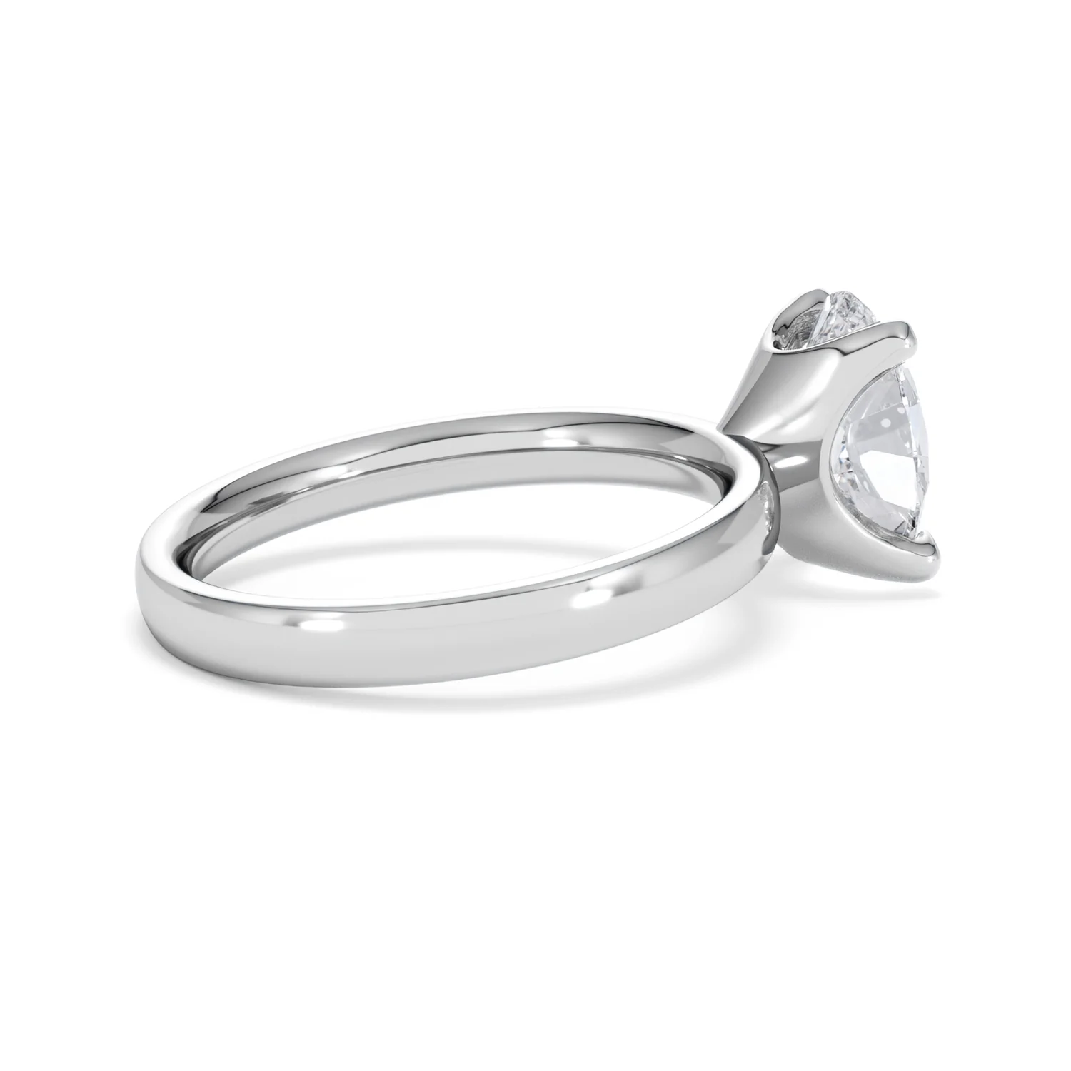 Origin 2.00ct Oval Cut Lab Diamond Solitaire Engagement Ring in Platinum - Image 32