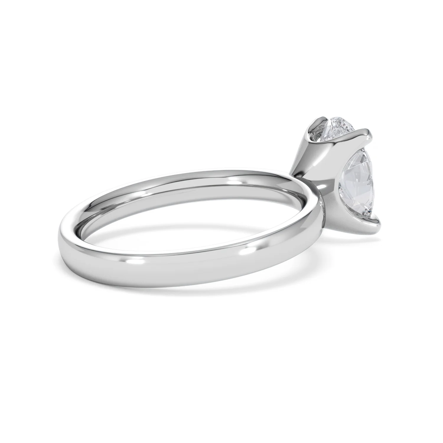 Origin 2.00ct Oval Cut Lab Diamond Solitaire Engagement Ring in Platinum - Image 34