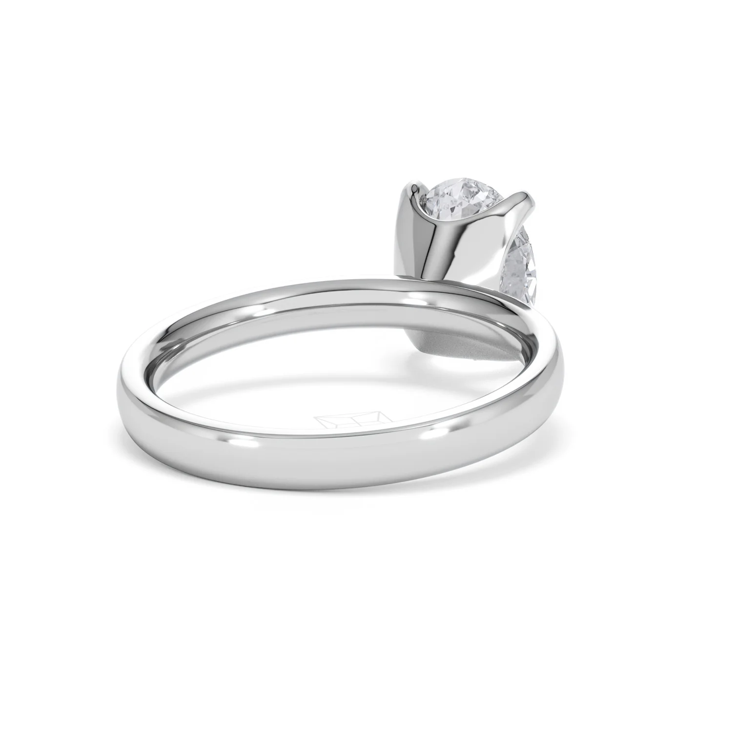 Origin 2.00ct Oval Cut Lab Diamond Solitaire Engagement Ring in Platinum - Image 41