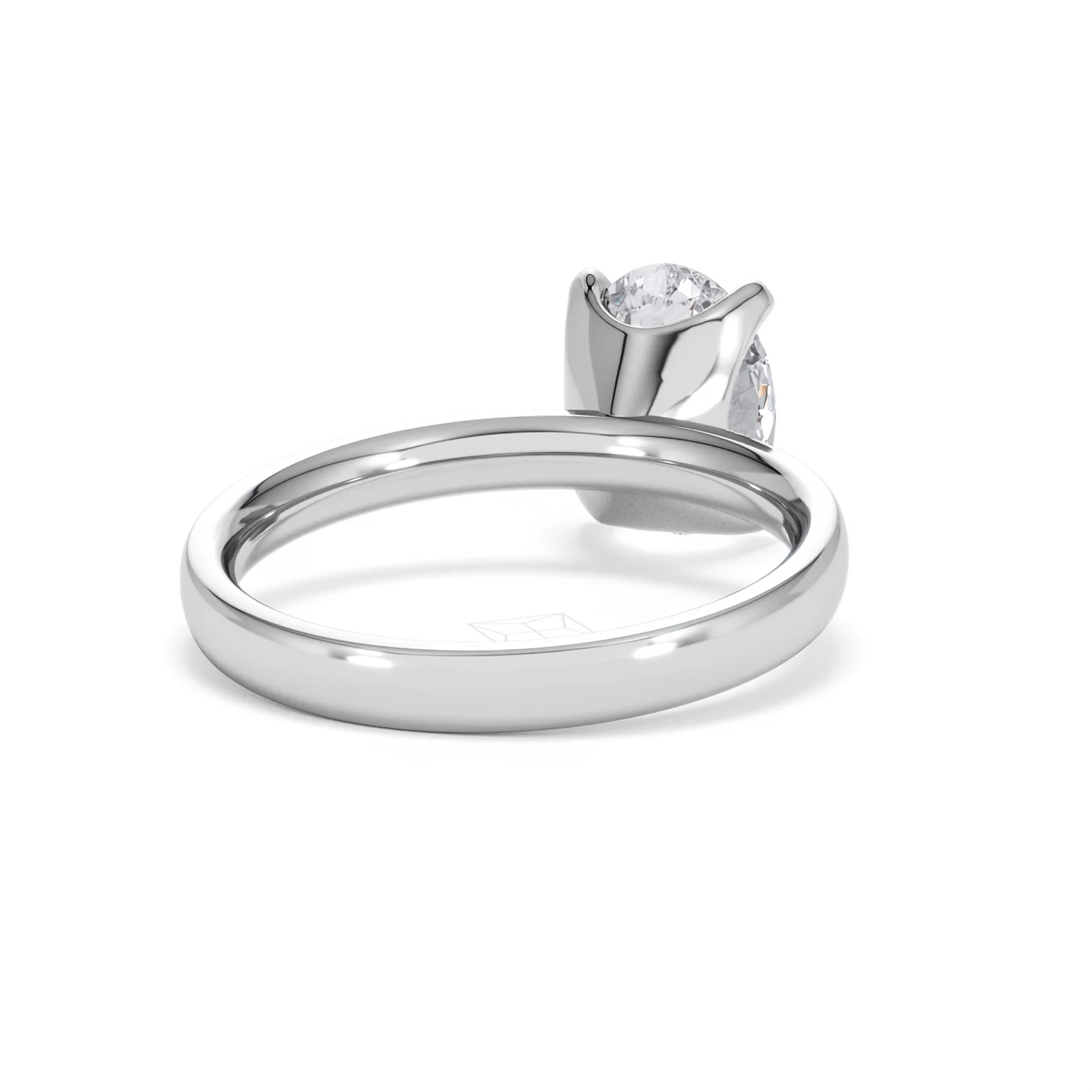 Origin 2.00ct Oval Cut Lab Diamond Solitaire Engagement Ring in Platinum - Image 42