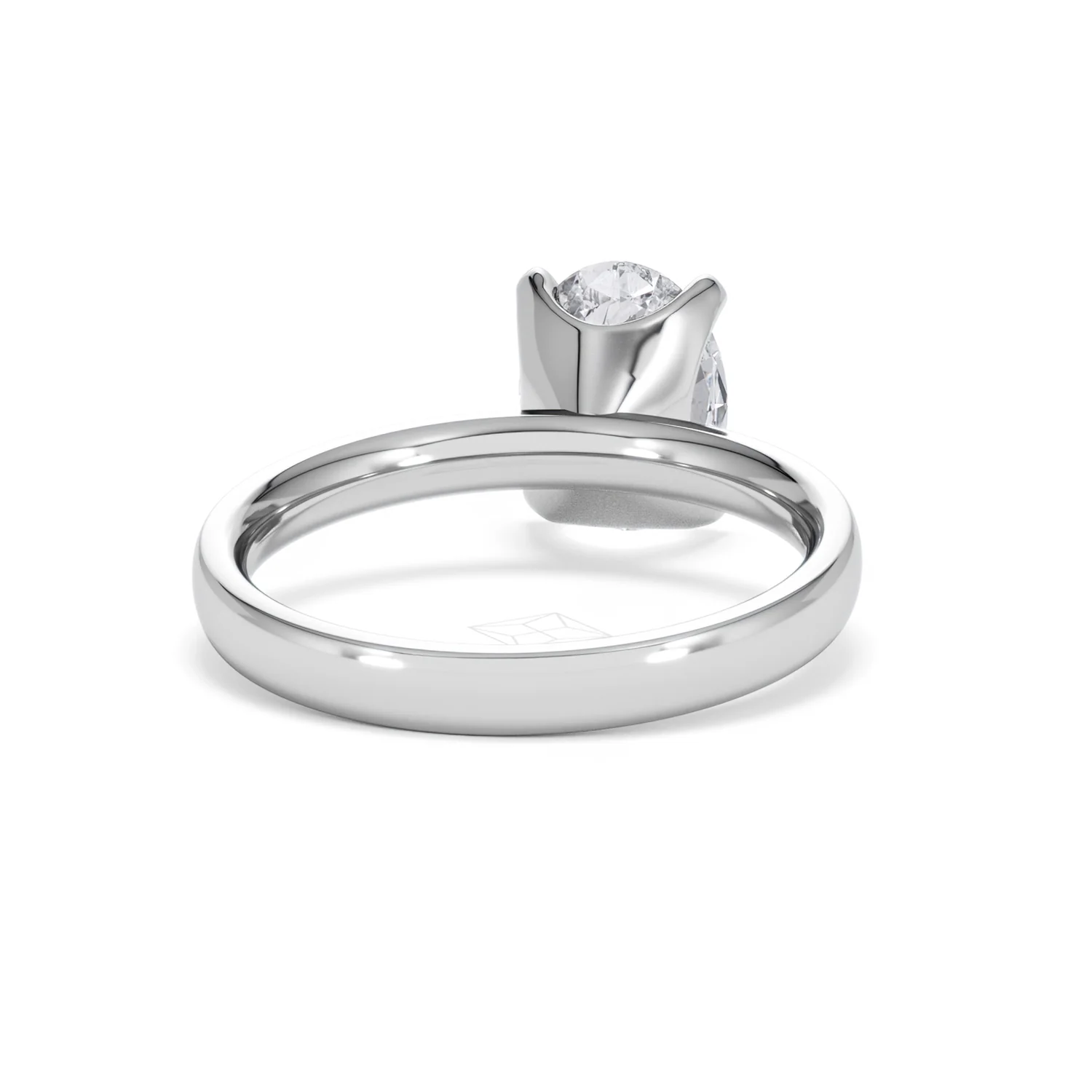 Origin 2.00ct Oval Cut Lab Diamond Solitaire Engagement Ring in Platinum - Image 44