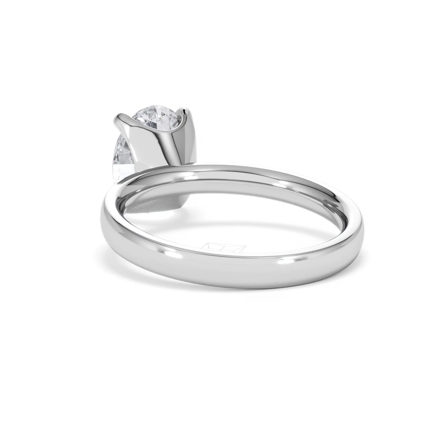 Origin 2.00ct Oval Cut Lab Diamond Solitaire Engagement Ring in Platinum - Image 53