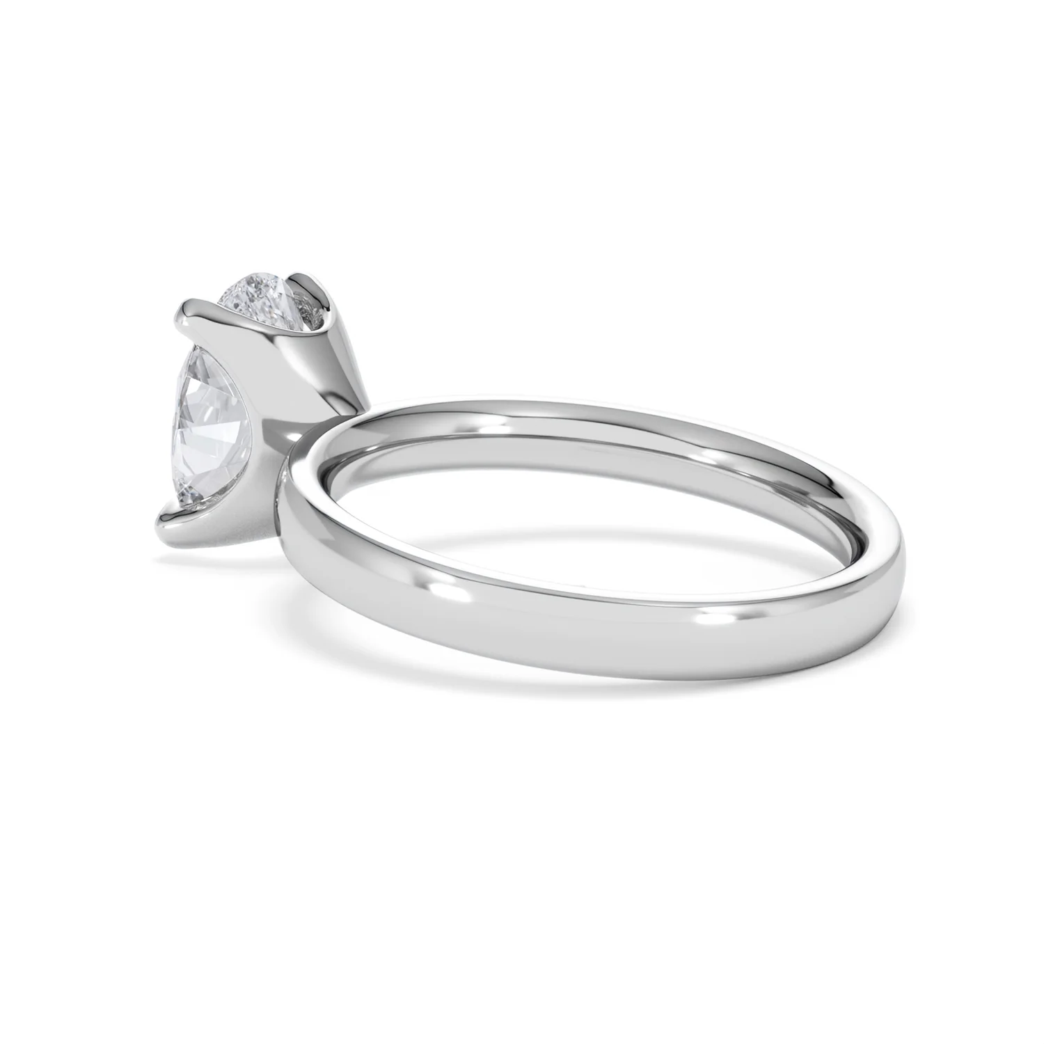 Origin 2.00ct Oval Cut Lab Diamond Solitaire Engagement Ring in Platinum - Image 59