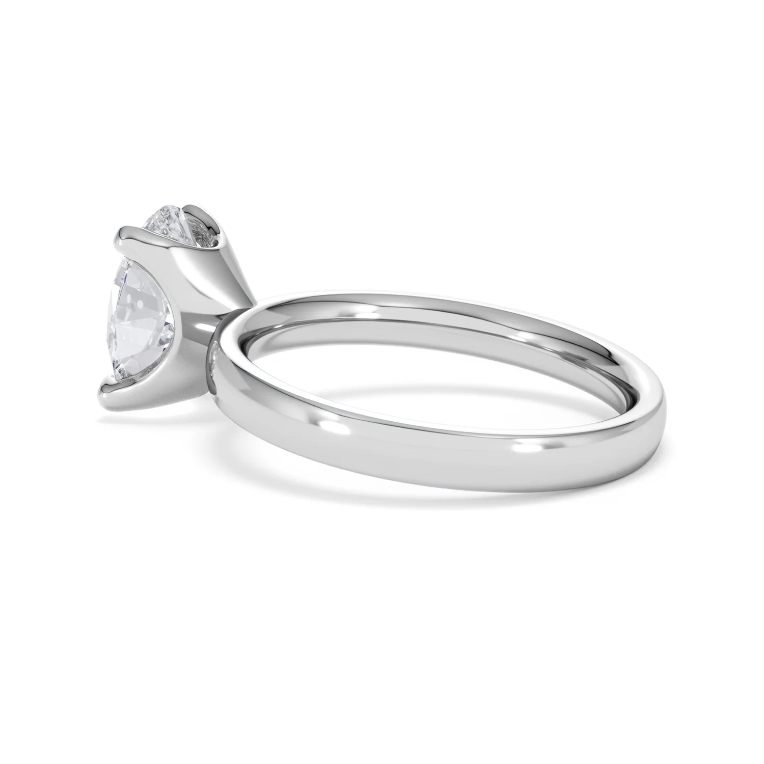 Origin 2.00ct Oval Cut Lab Diamond Solitaire Engagement Ring in Platinum - Image 61