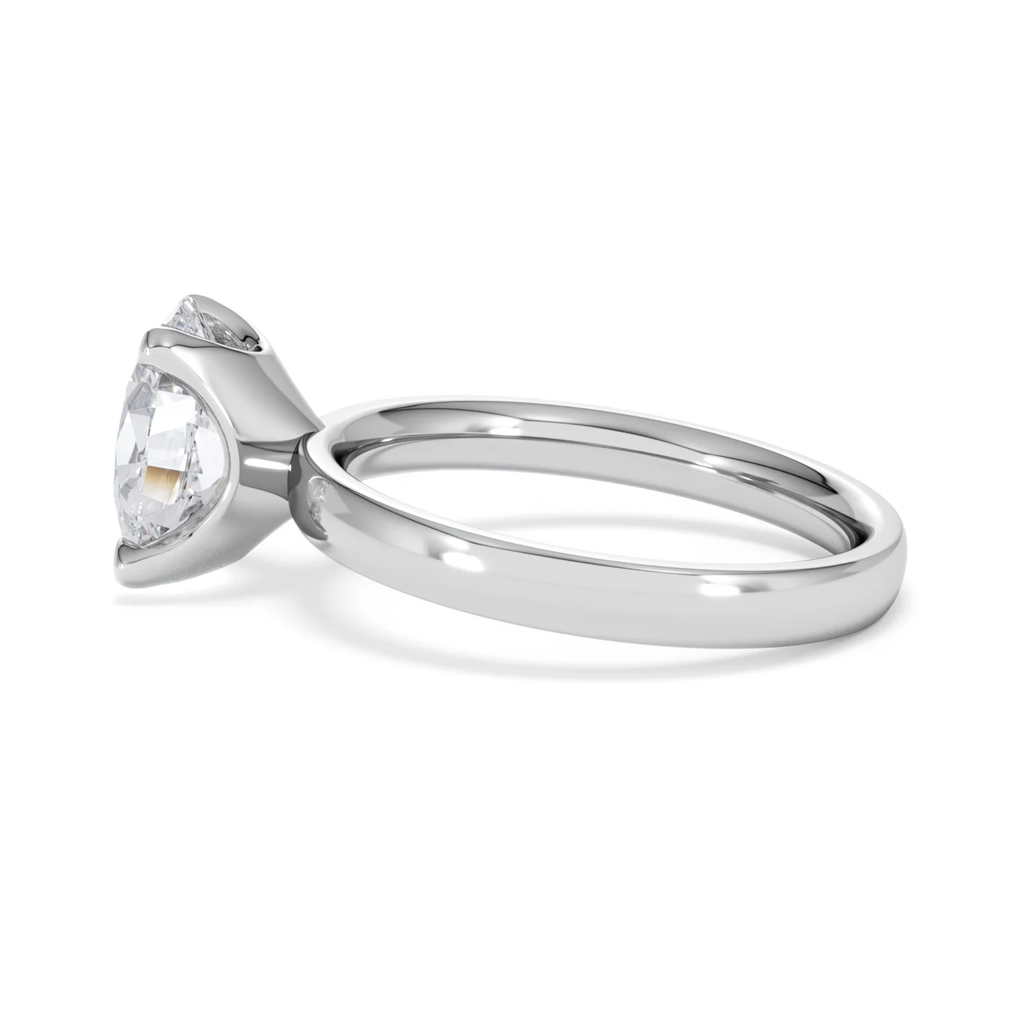 Origin 2.00ct Oval Cut Lab Diamond Solitaire Engagement Ring in Platinum - Image 65