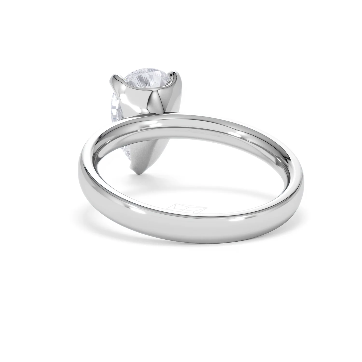 Origin 2.00ct Pear Cut Lab Diamond Solitaire Engagement Ring in 18K White Gold - Image 51