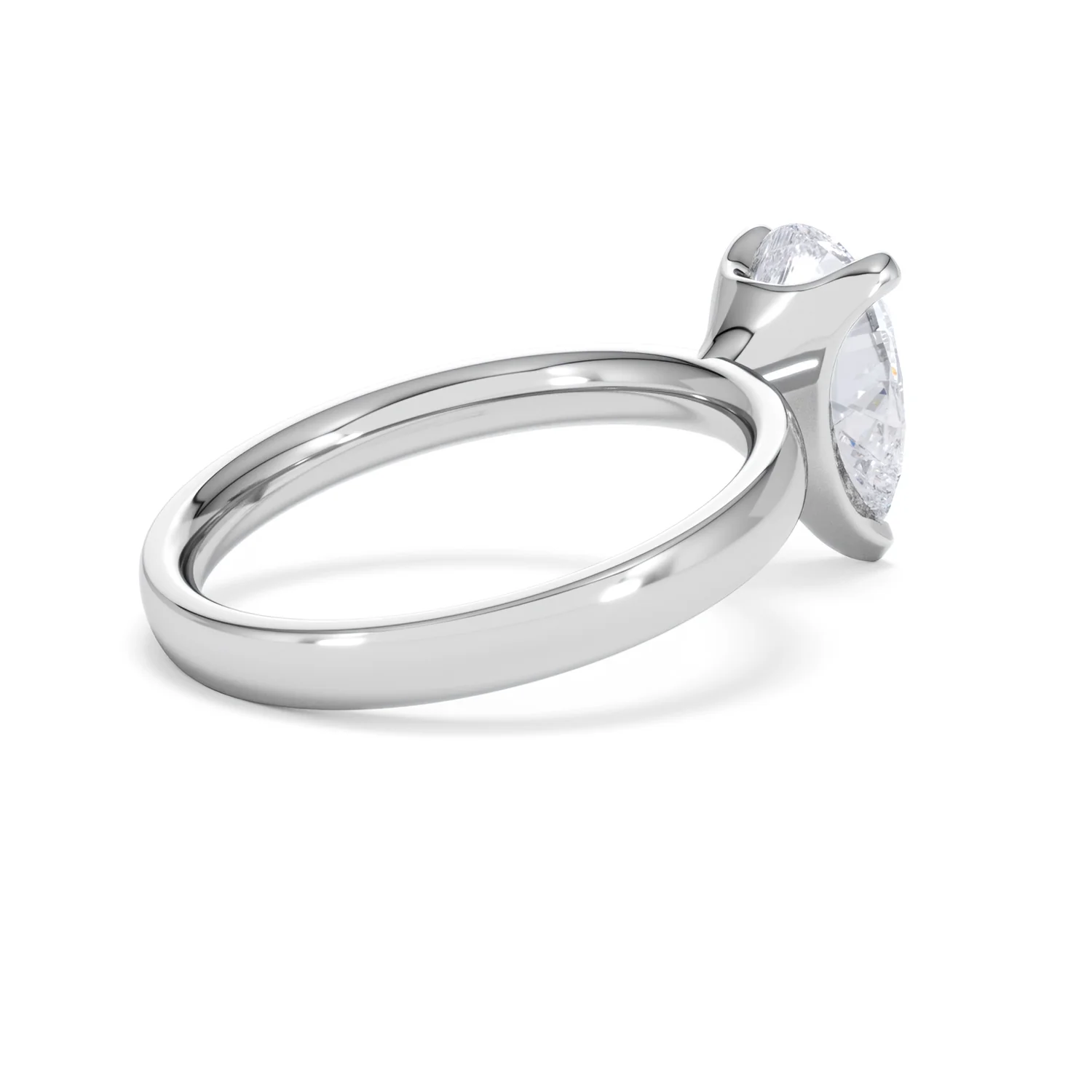 Origin 2.00ct Pear Cut Lab Diamond Solitaire Engagement Ring in Platinum - Image 35