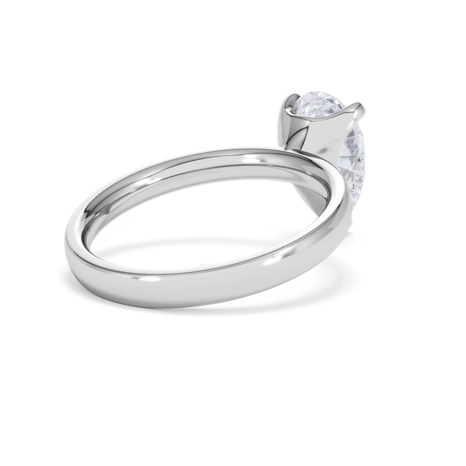 Origin 2.00ct Pear Cut Lab Diamond Solitaire Engagement Ring in Platinum - Image 38