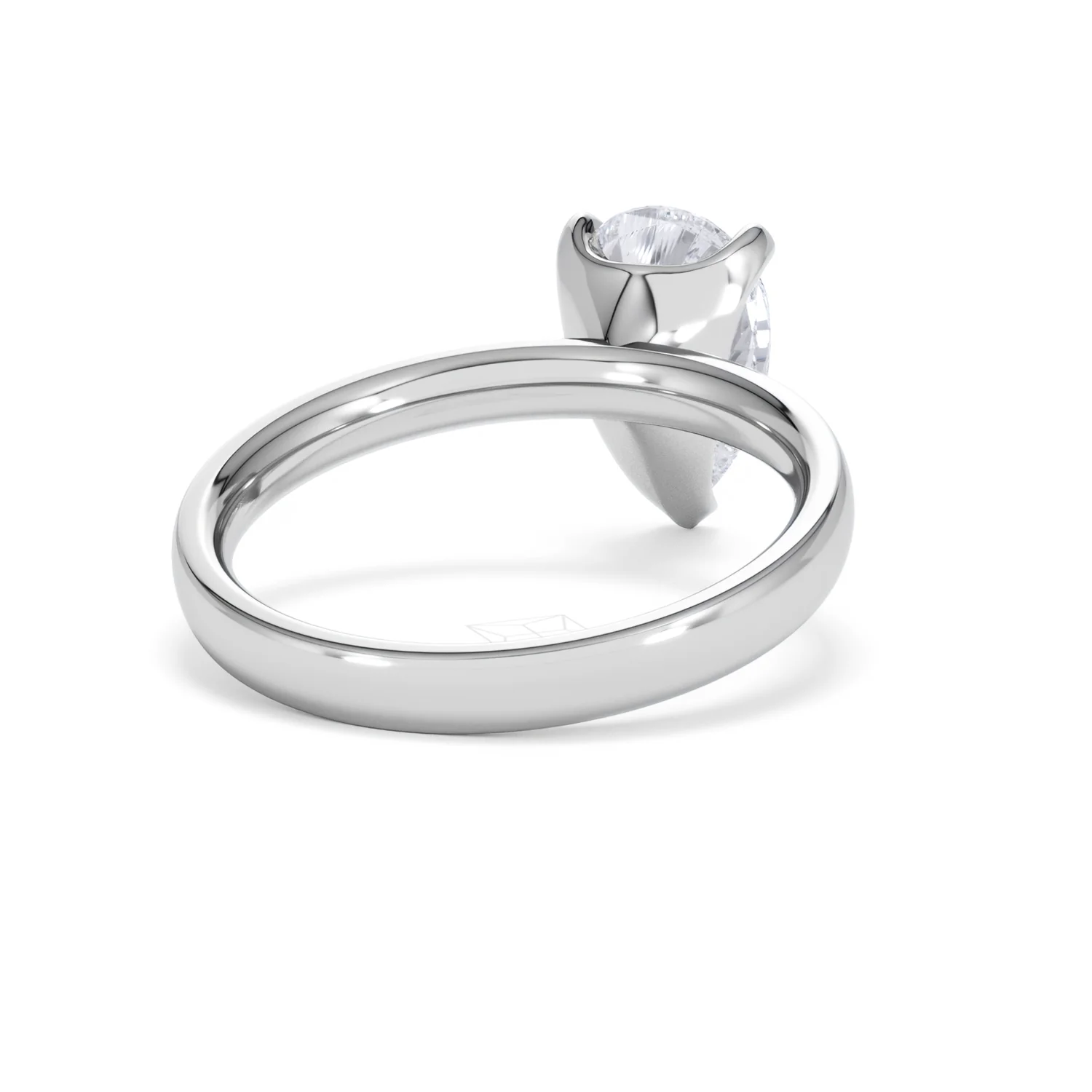 Origin 2.00ct Pear Cut Lab Diamond Solitaire Engagement Ring in Platinum - Image 42