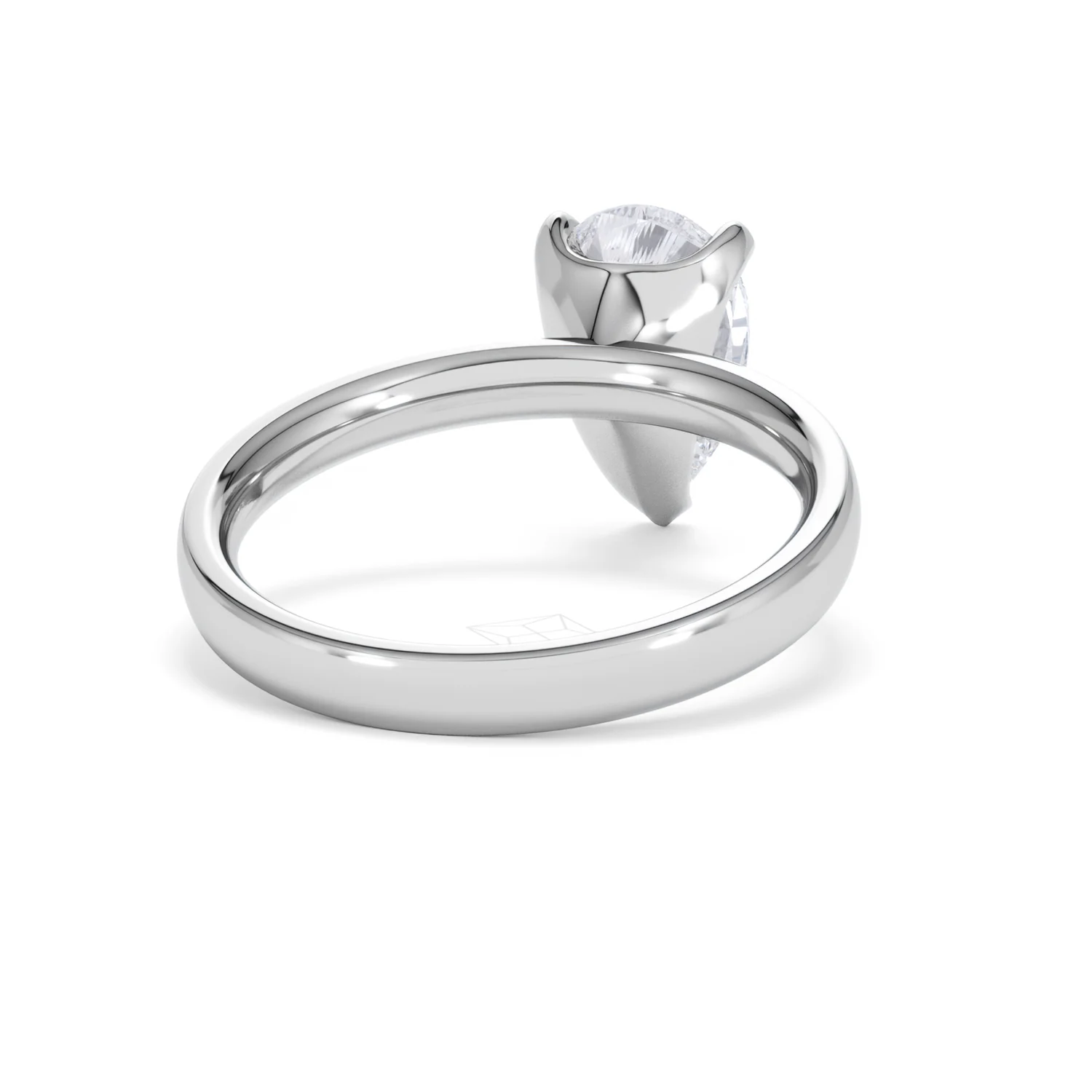 Origin 2.00ct Pear Cut Lab Diamond Solitaire Engagement Ring in Platinum - Image 43