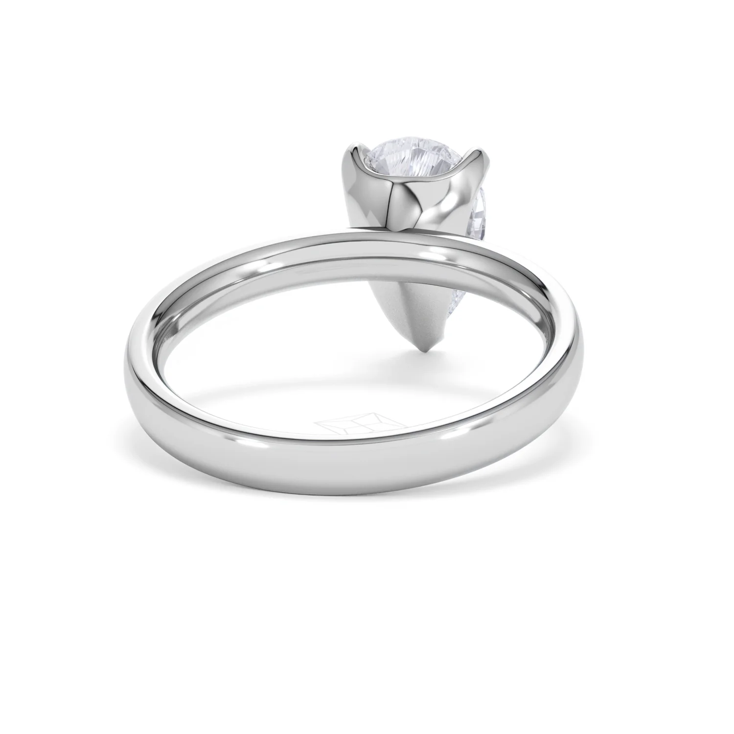 Origin 2.00ct Pear Cut Lab Diamond Solitaire Engagement Ring in Platinum - Image 44