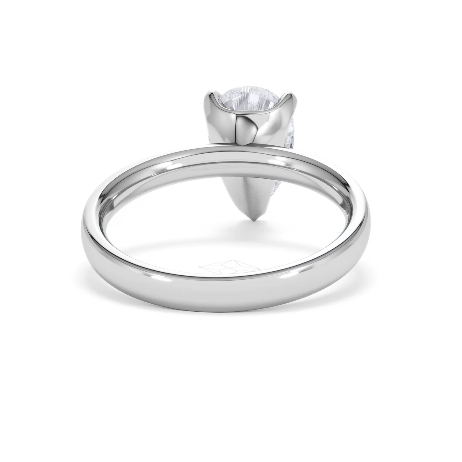 Origin 2.00ct Pear Cut Lab Diamond Solitaire Engagement Ring in Platinum - Image 45