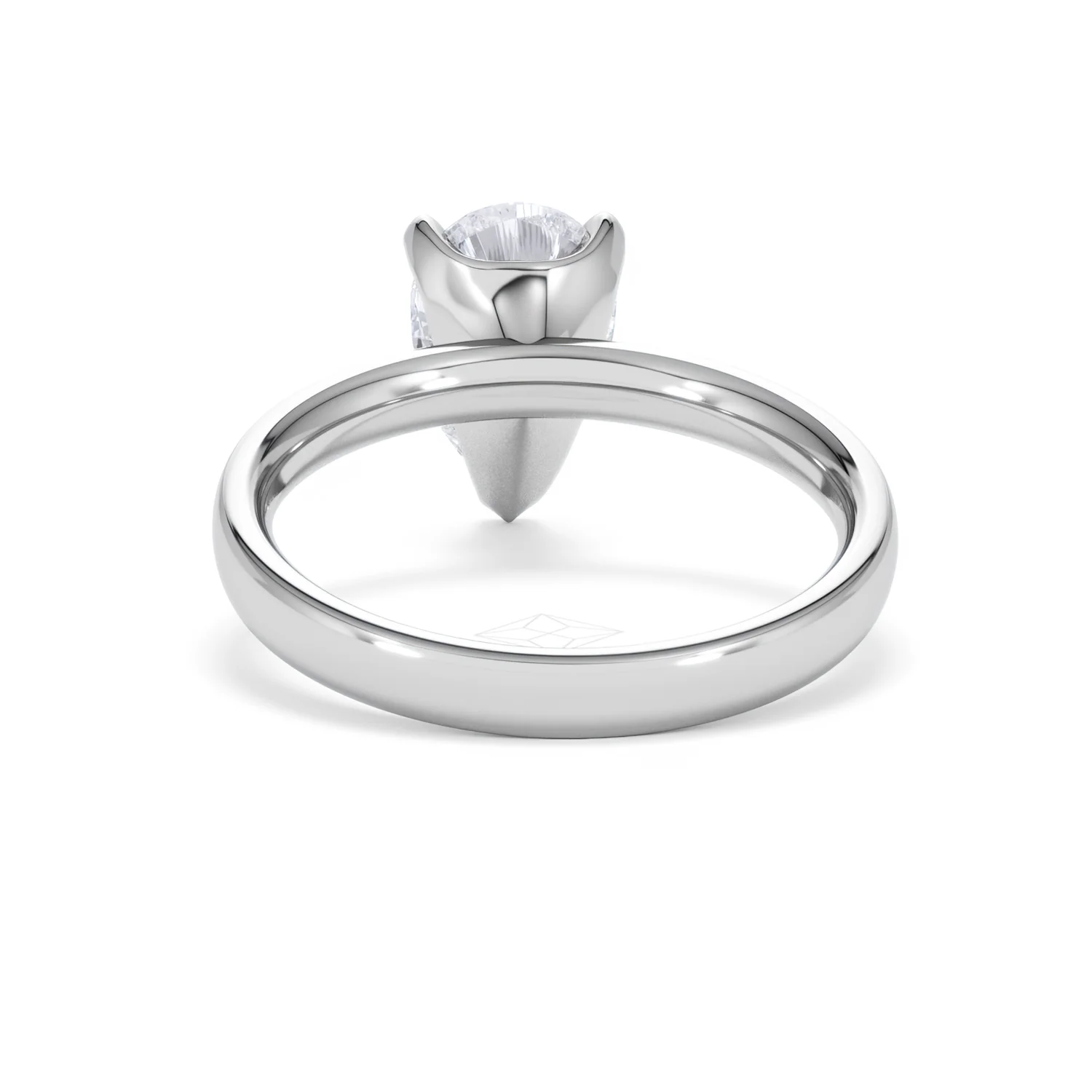 Origin 2.00ct Pear Cut Lab Diamond Solitaire Engagement Ring in Platinum - Image 48