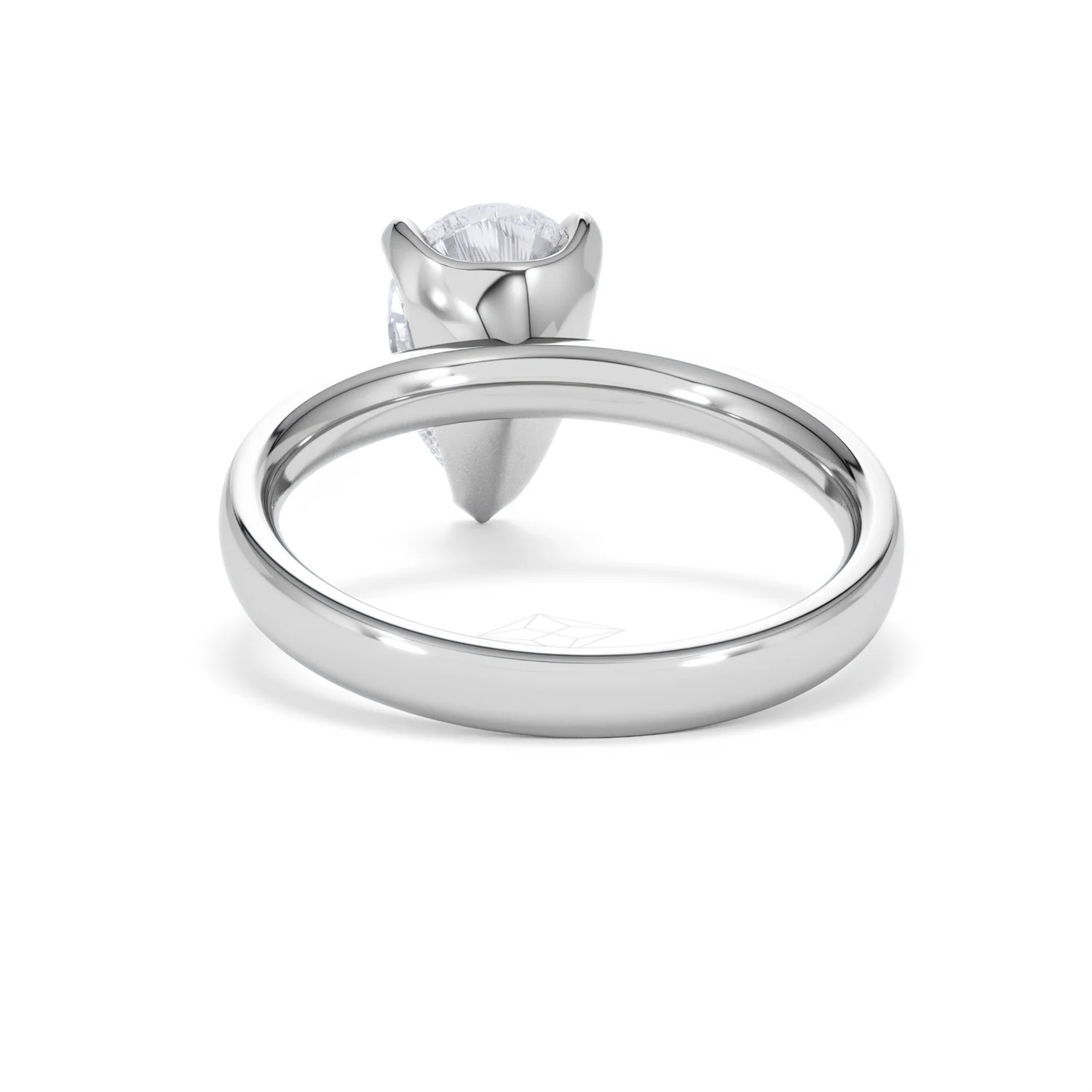 Origin 2.00ct Pear Cut Lab Diamond Solitaire Engagement Ring in Platinum - Image 49