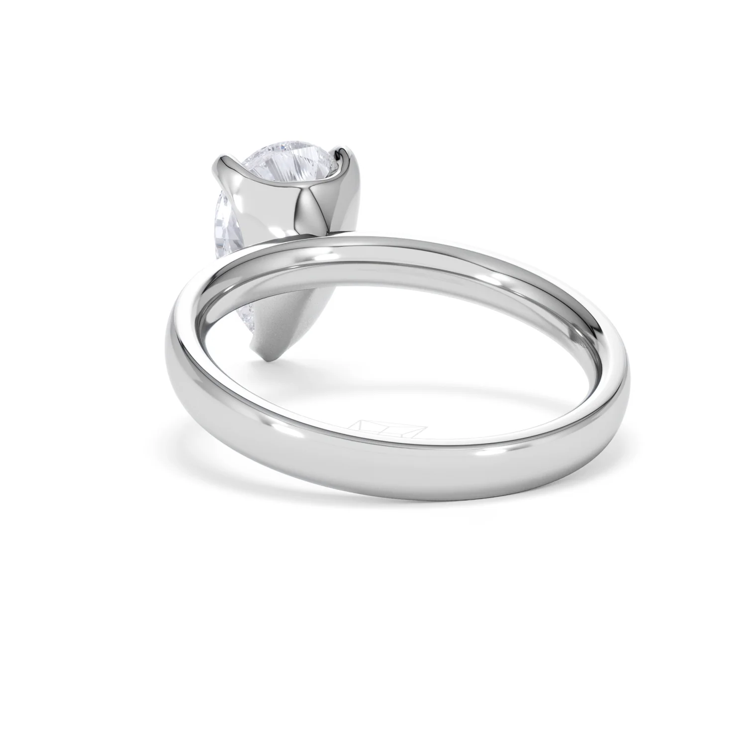 Origin 2.00ct Pear Cut Lab Diamond Solitaire Engagement Ring in Platinum - Image 52