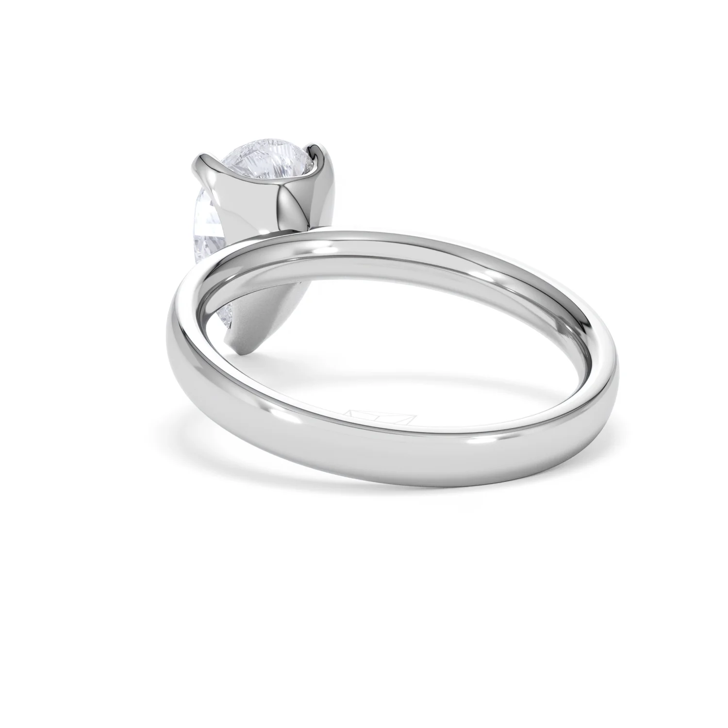 Origin 2.00ct Pear Cut Lab Diamond Solitaire Engagement Ring in Platinum - Image 53