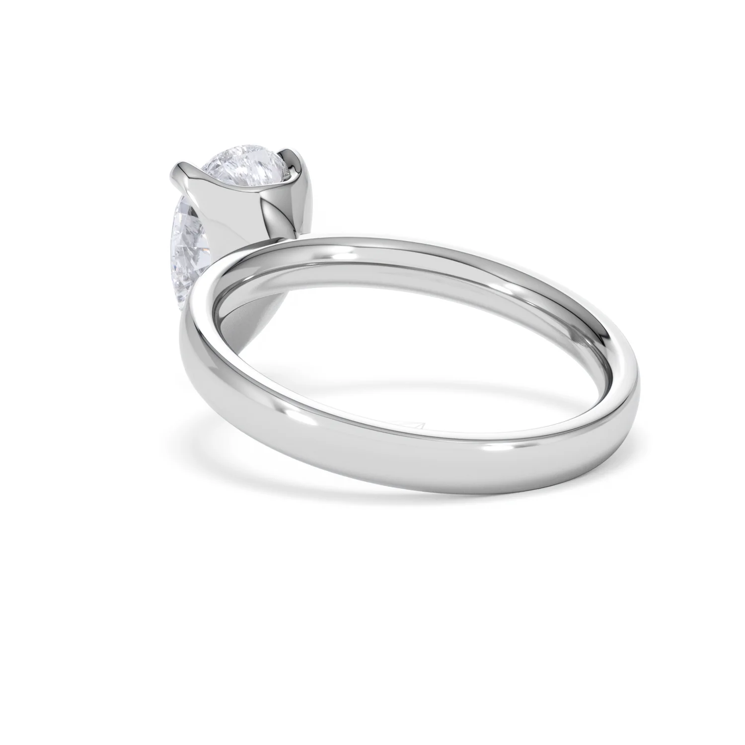 Origin 2.00ct Pear Cut Lab Diamond Solitaire Engagement Ring in Platinum - Image 55