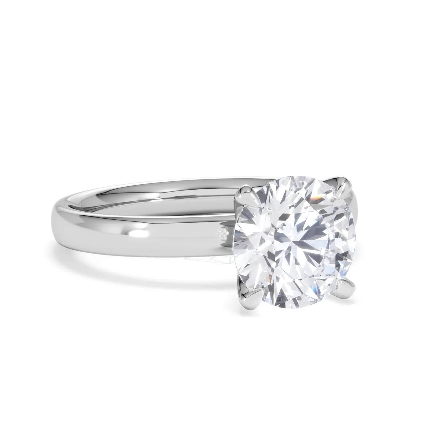 Origin 2.00ct Round Cut Lab Diamond Solitaire Engagement Ring in 18K White Gold - Image 12