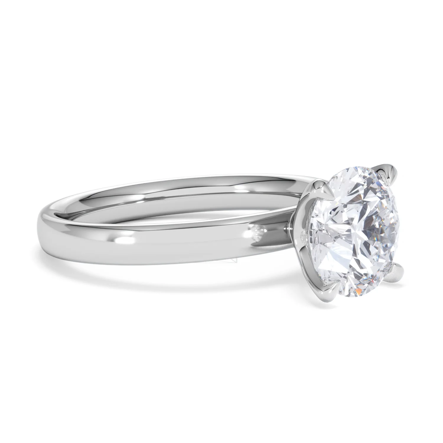 Origin 2.00ct Round Cut Lab Diamond Solitaire Engagement Ring in 18K White Gold - Image 17