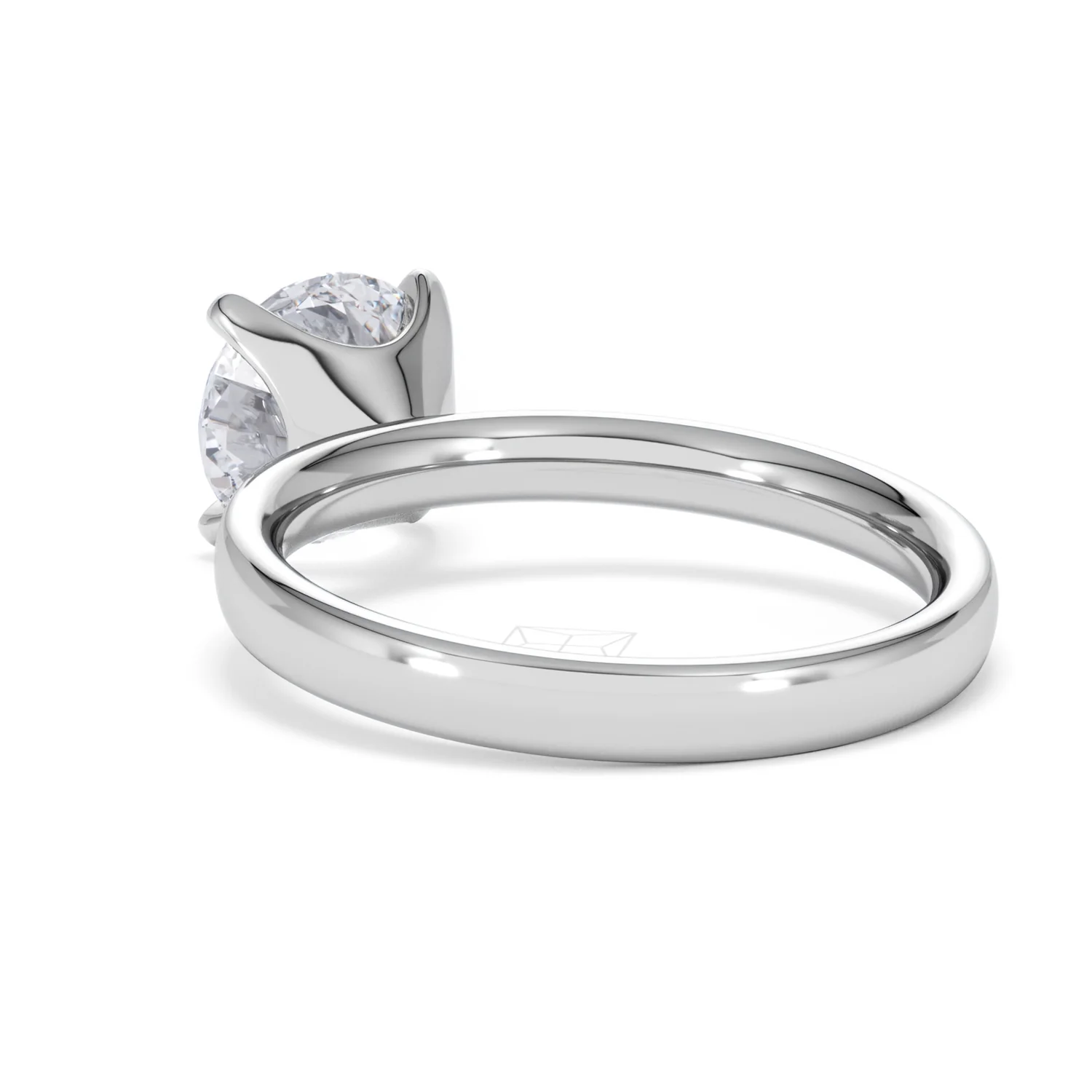 Origin 2.00ct Round Cut Lab Diamond Solitaire Engagement Ring in 18K White Gold - Image 54