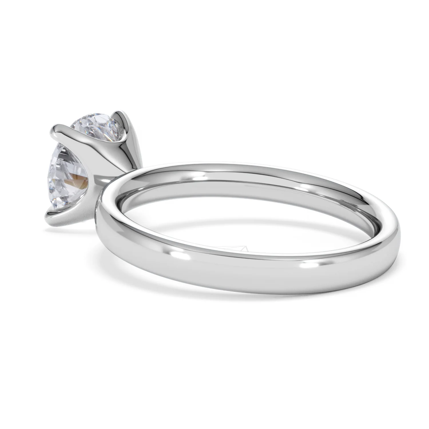 Origin 2.00ct Round Cut Lab Diamond Solitaire Engagement Ring in 18K White Gold - Image 58