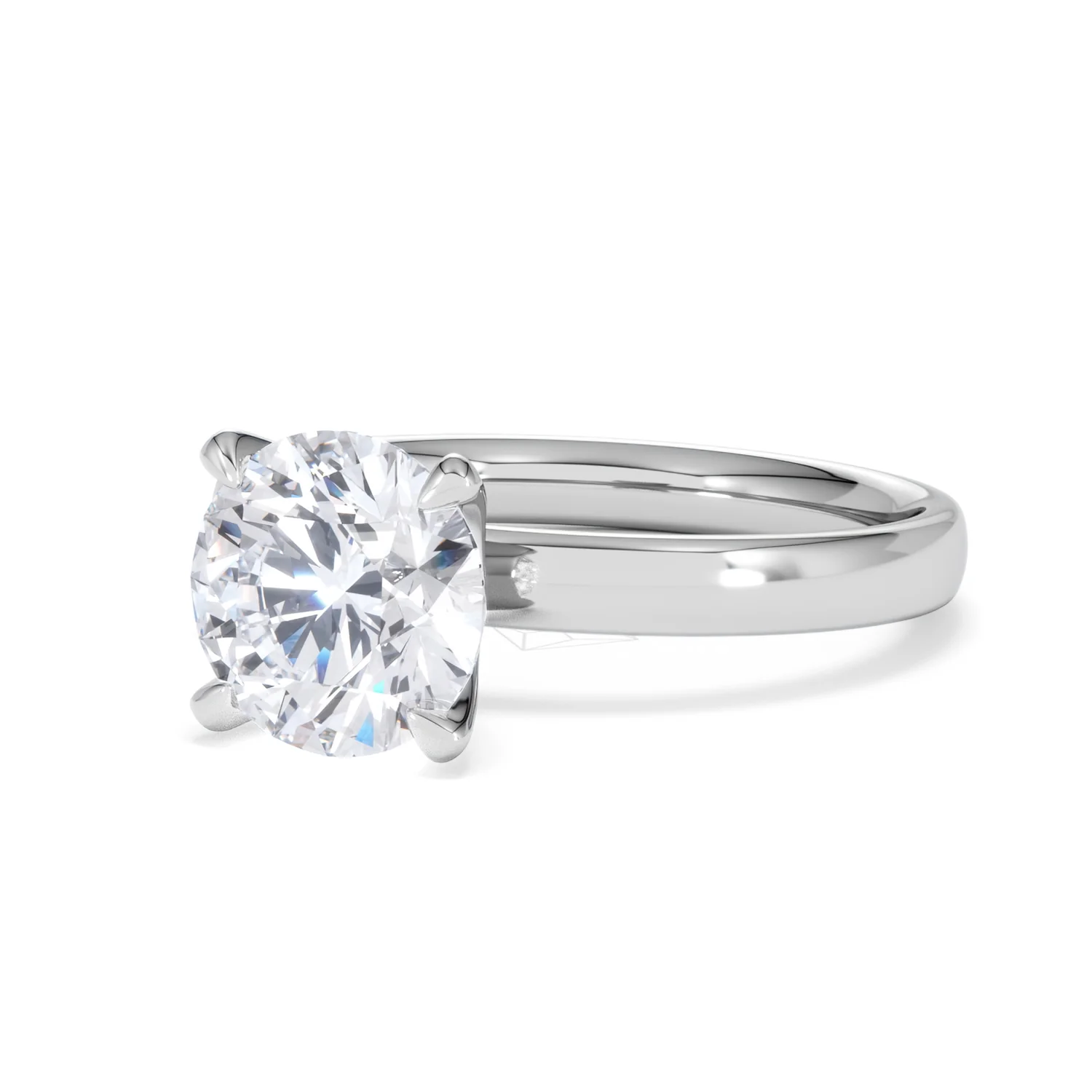 Origin 2.00ct Round Cut Lab Diamond Solitaire Engagement Ring in 18K White Gold - Image 81