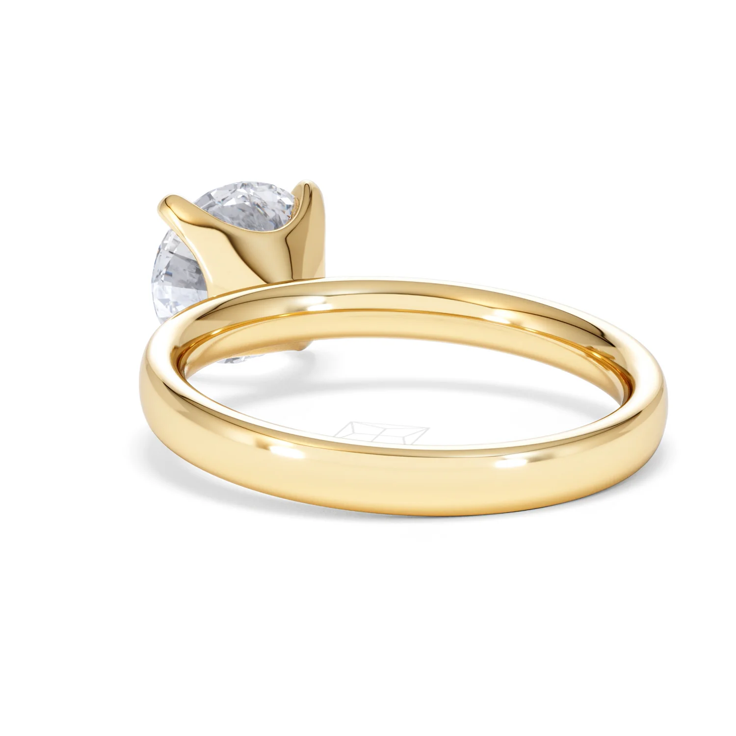 Origin 2.00ct Round Cut Lab Diamond Solitaire Engagement Ring in 18K Yellow Gold - Image 53