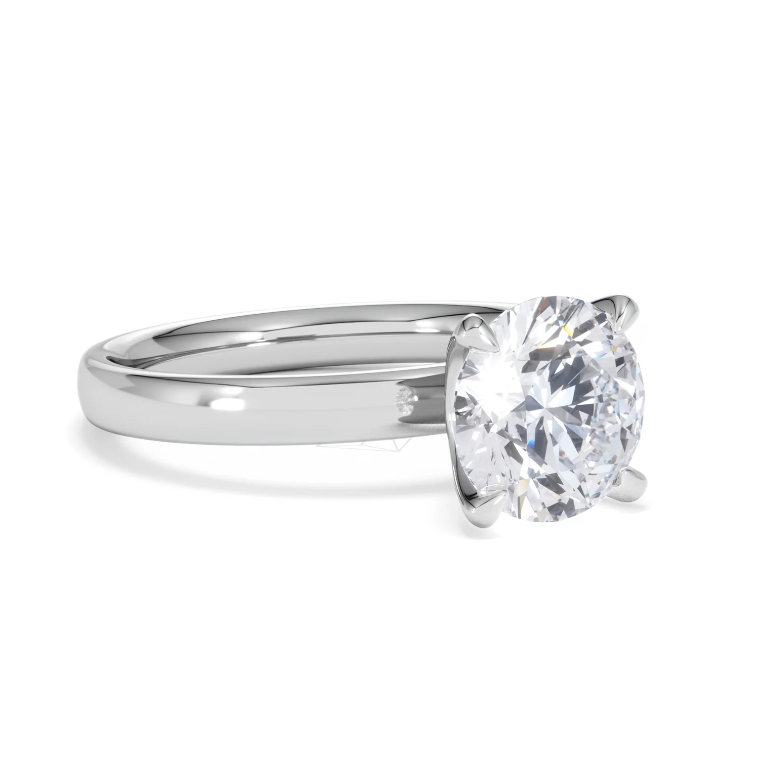 Origin 2.00ct Round Cut Lab Diamond Solitaire Engagement Ring in Platinum - Image 14