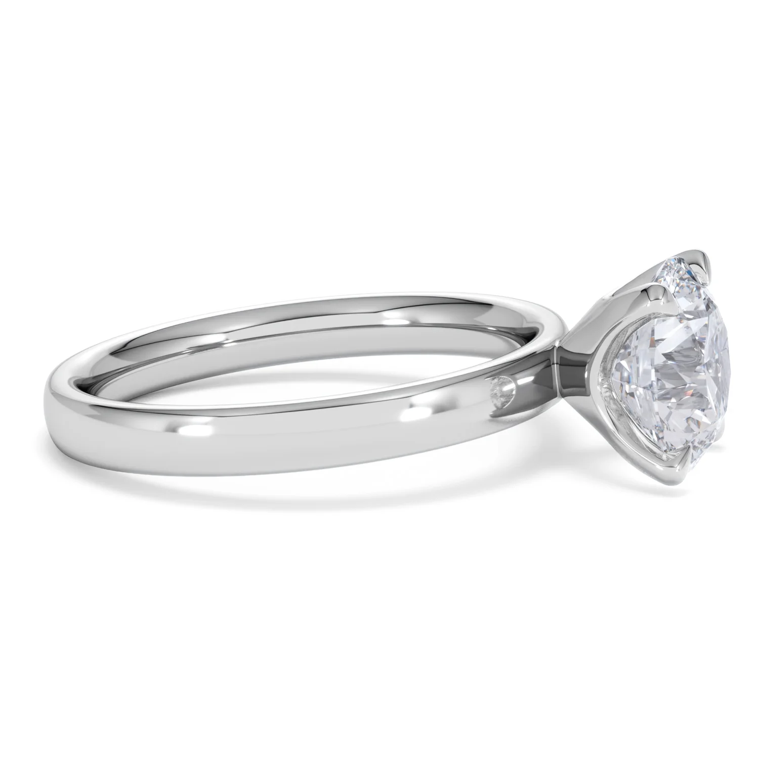 Origin 2.00ct Round Cut Lab Diamond Solitaire Engagement Ring in Platinum - Image 23