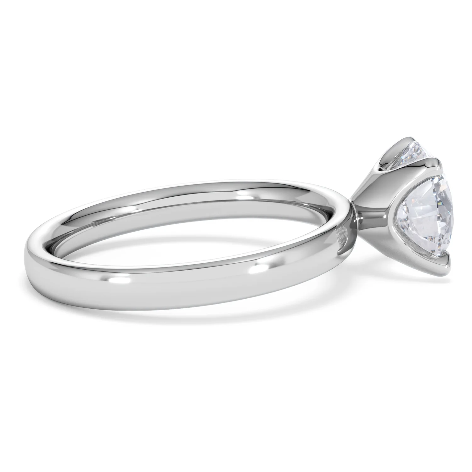Origin 2.00ct Round Cut Lab Diamond Solitaire Engagement Ring in Platinum - Image 29